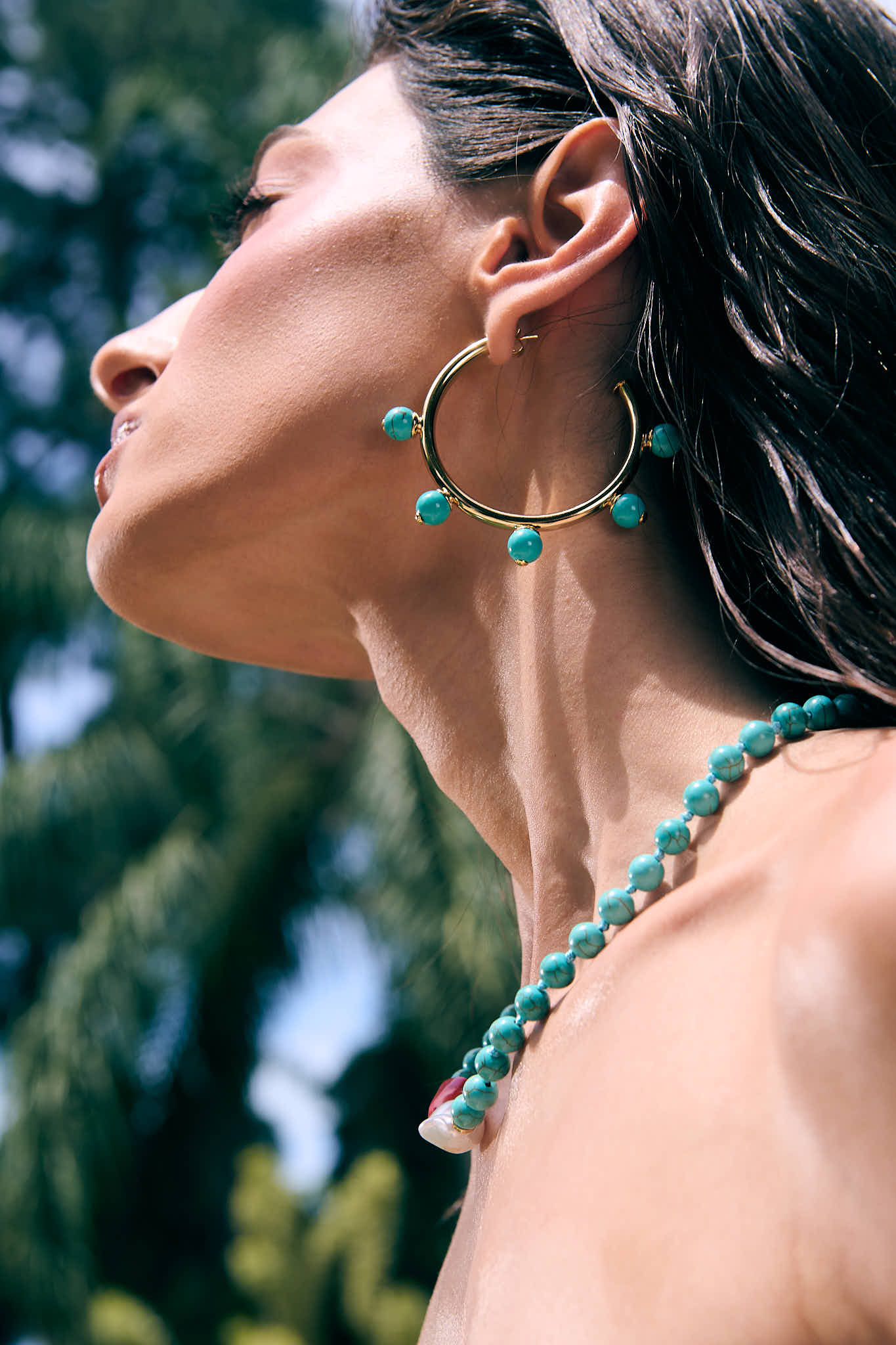 Brinco Argola Bubble