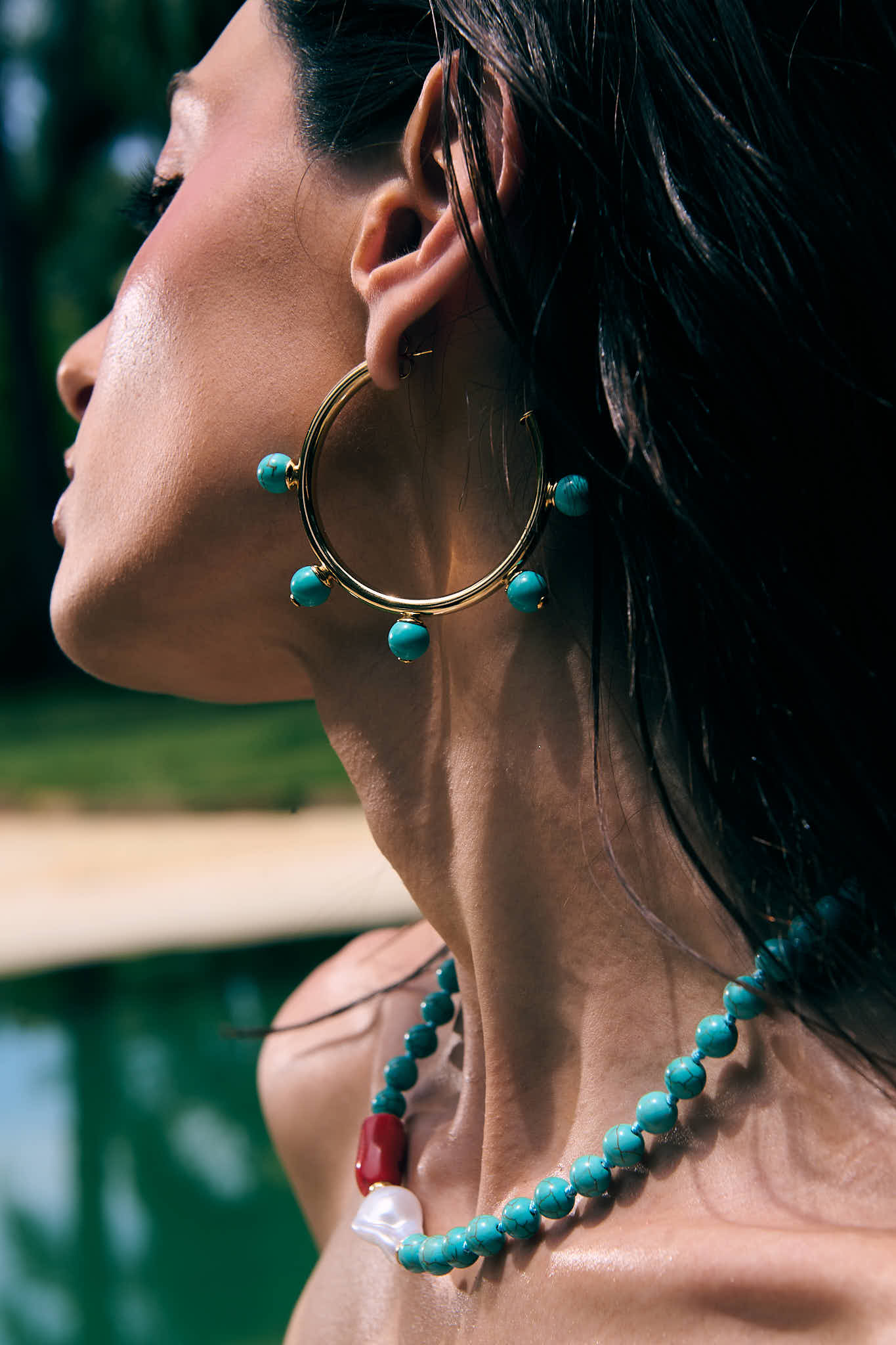 Brinco Argola Bubble