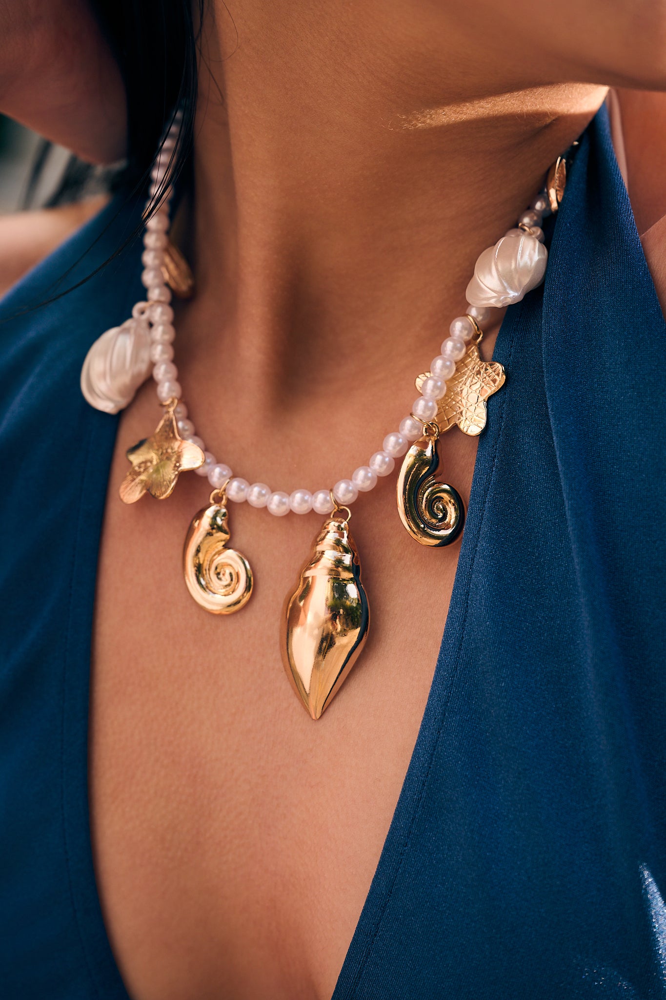 Colar Perles Coquillage