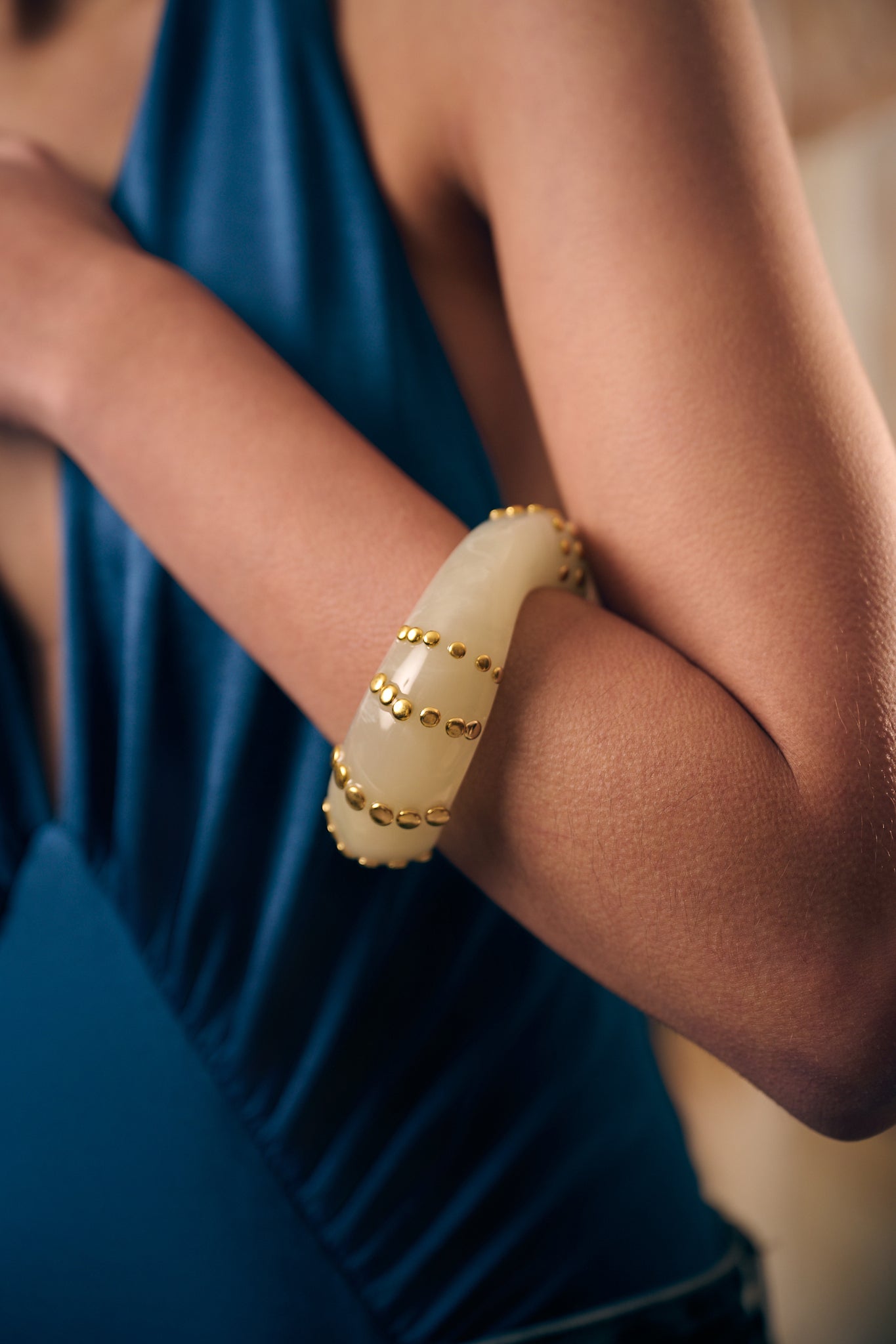 Bracelete Névoa Dourada