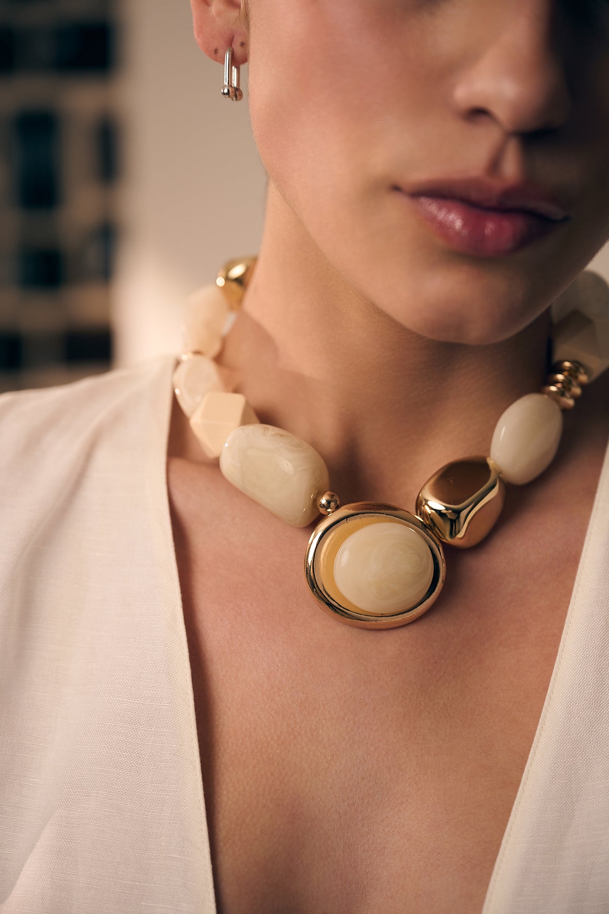 Choker de Pedras Riviera