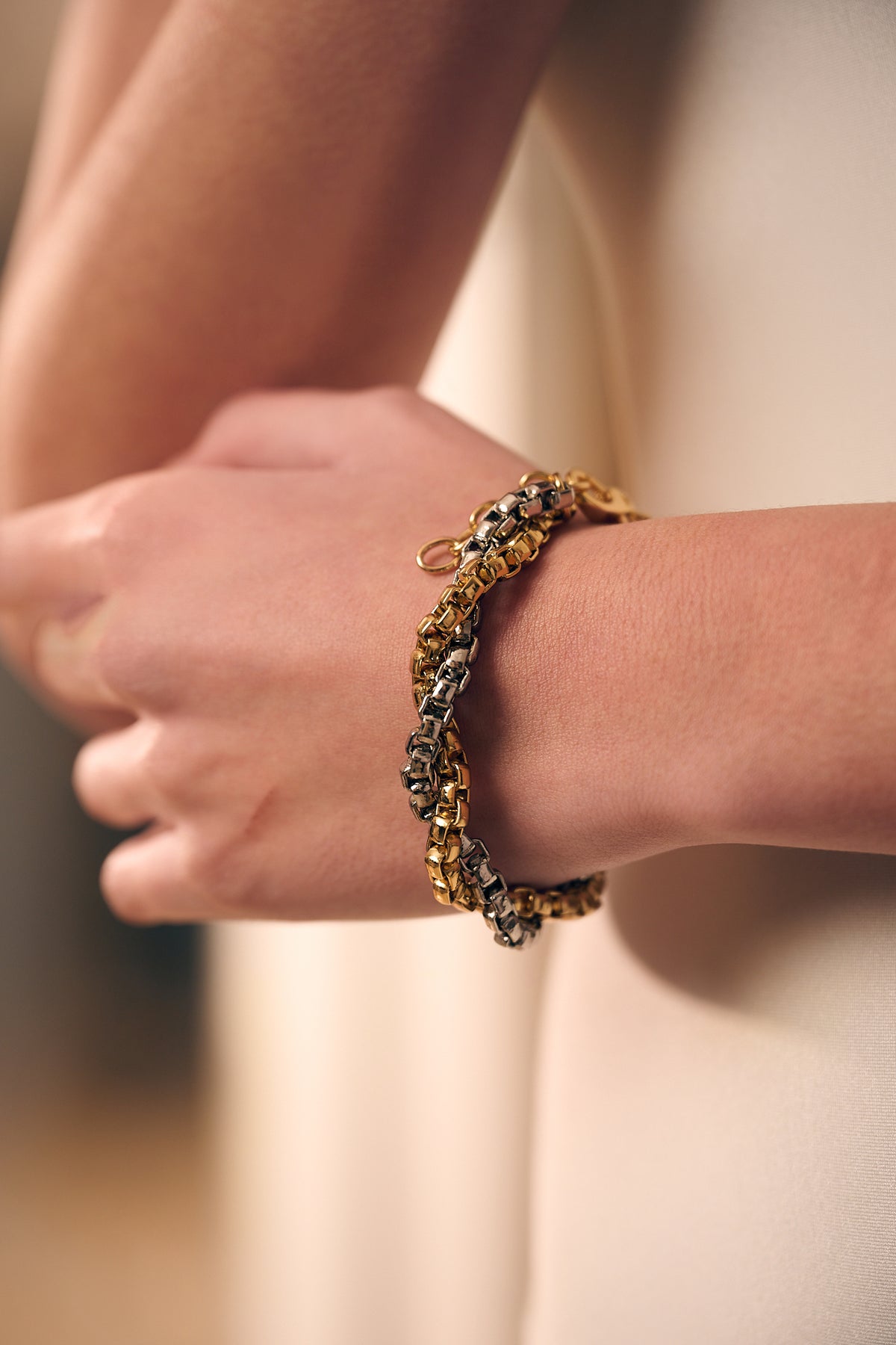 Pulseira Torsade Bicolor