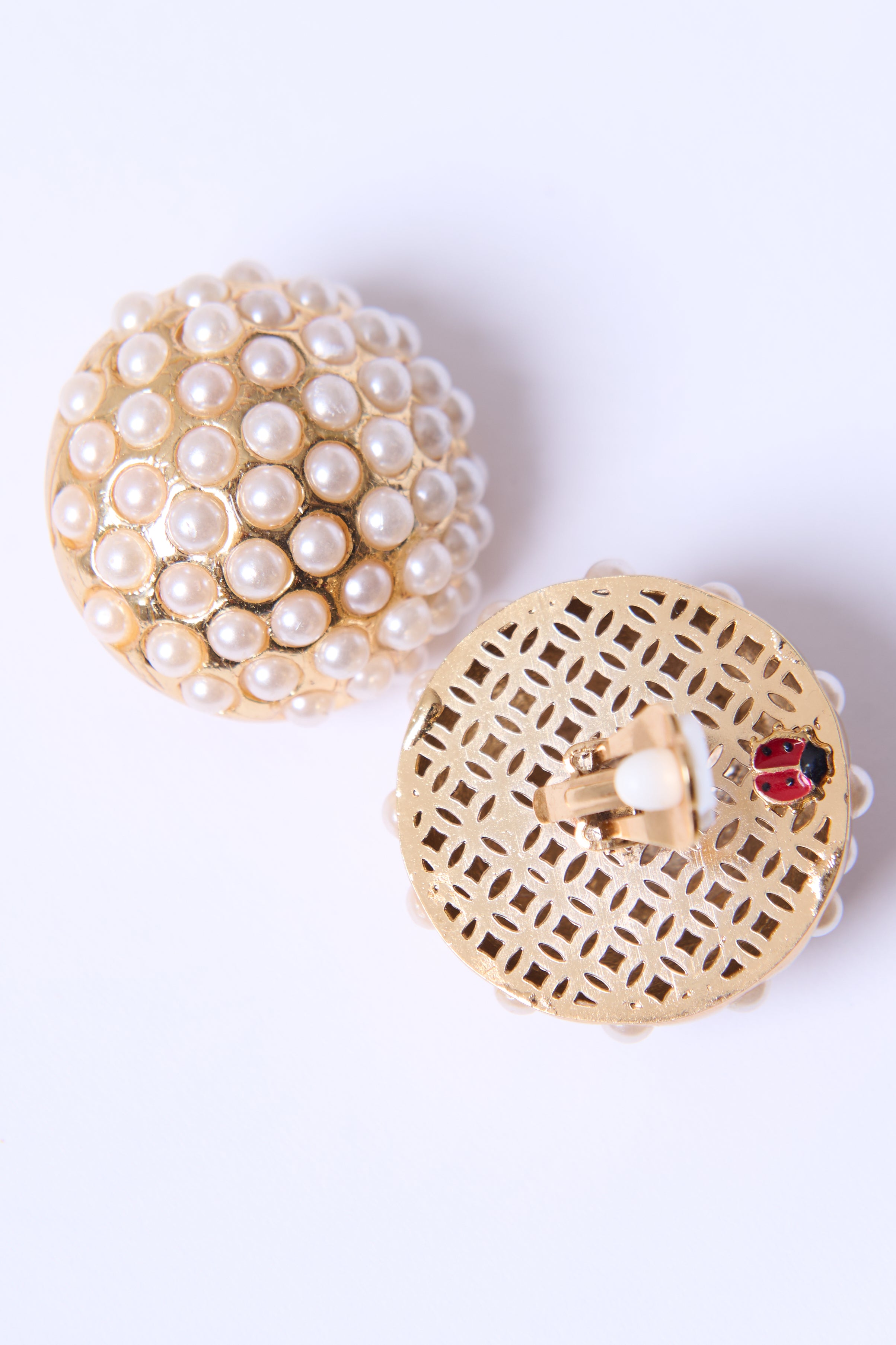 Brinco de Pressão Pearl Bubble Pavé