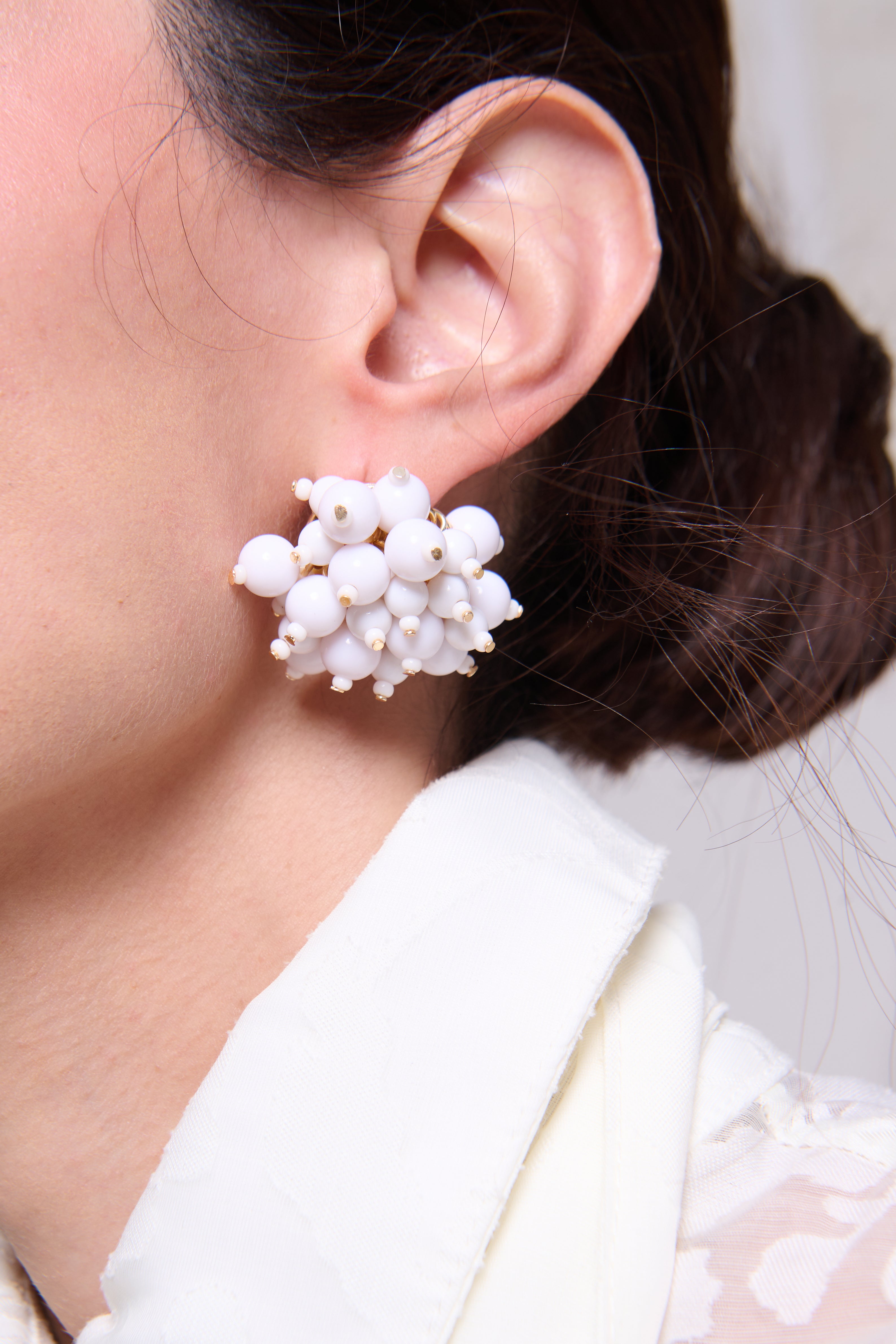 Brinco Bloom Blanche