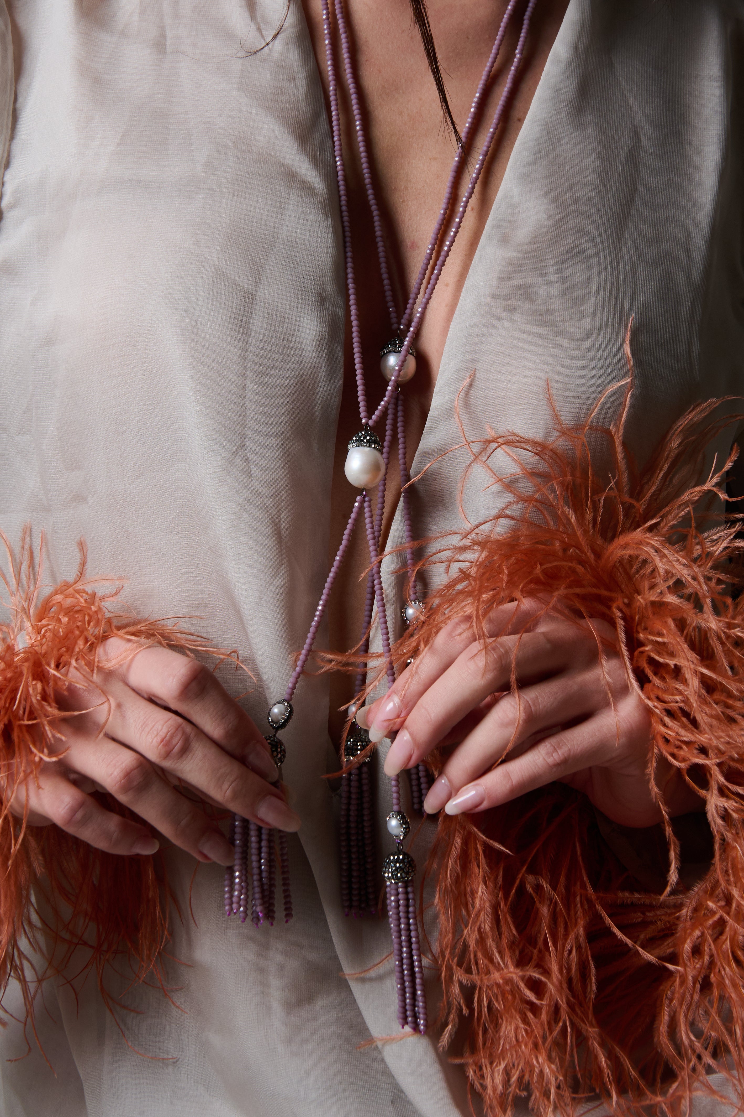 Colar Lilac Tassel