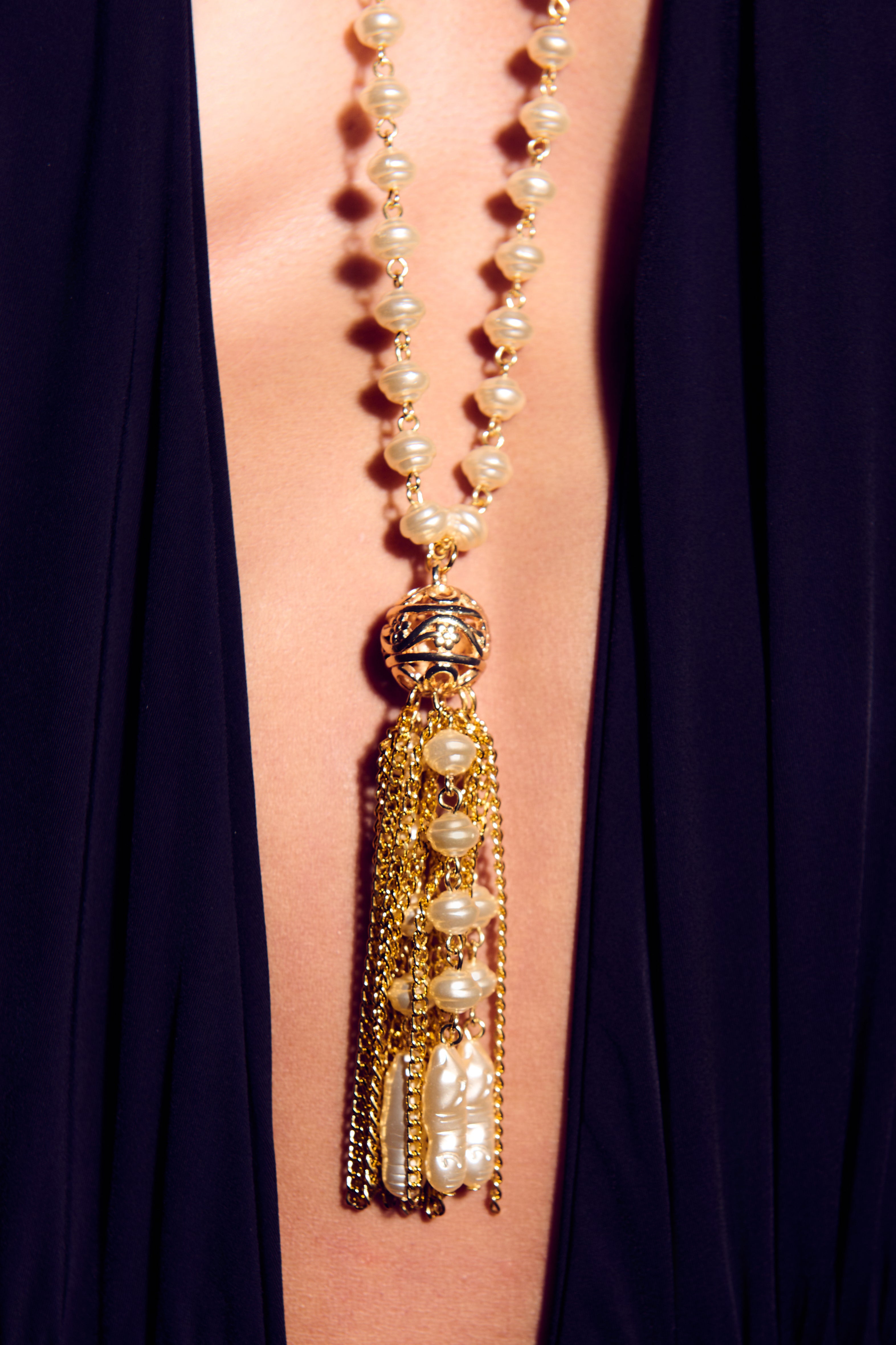 Colar Longo Pearl Signature