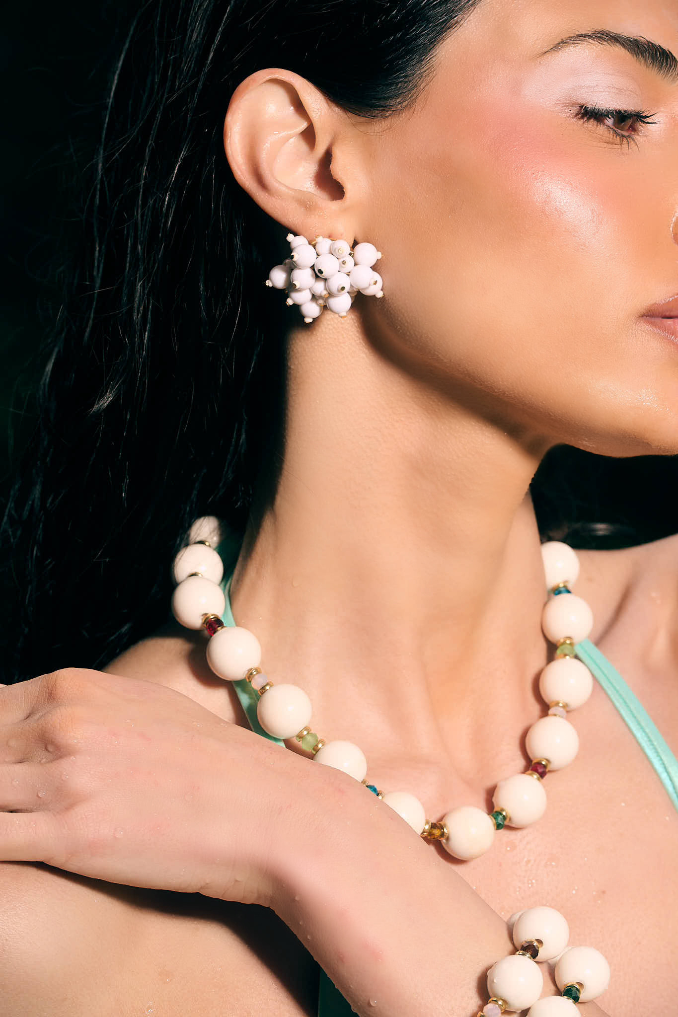 Brinco Bloom Blanche