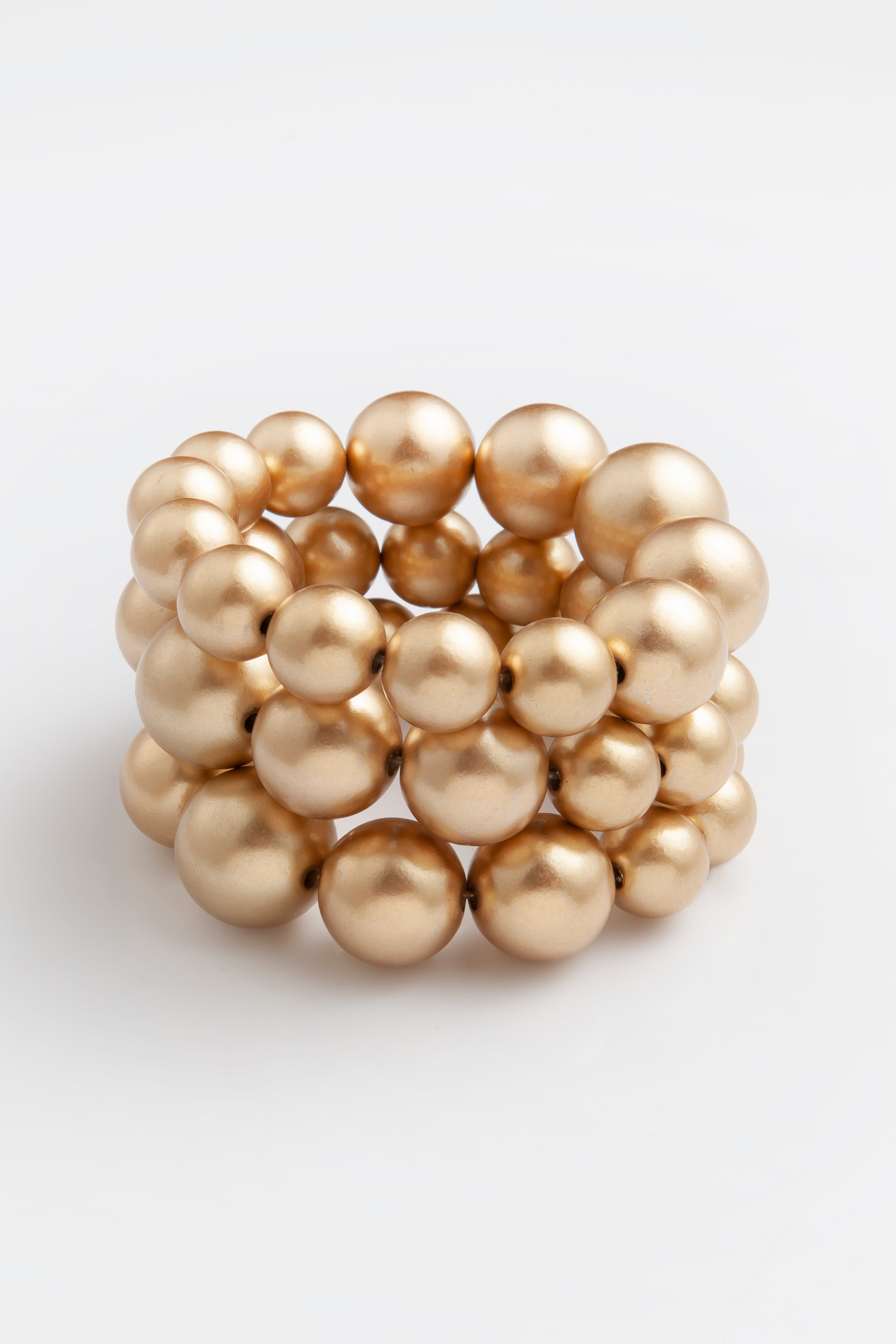Trio de Pulseira Golden Sphere