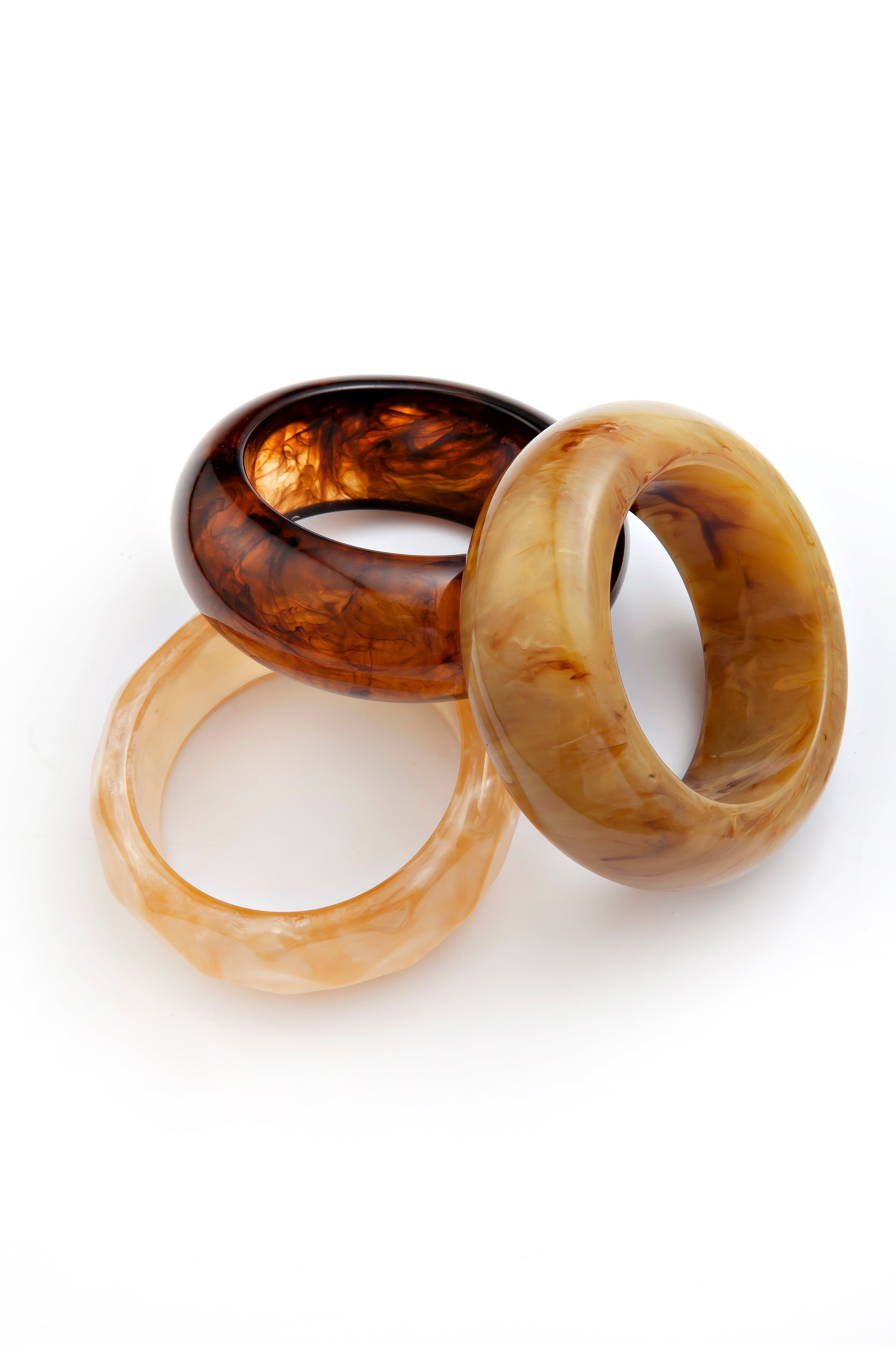 Trio de Pulseiras Savannah de Resina