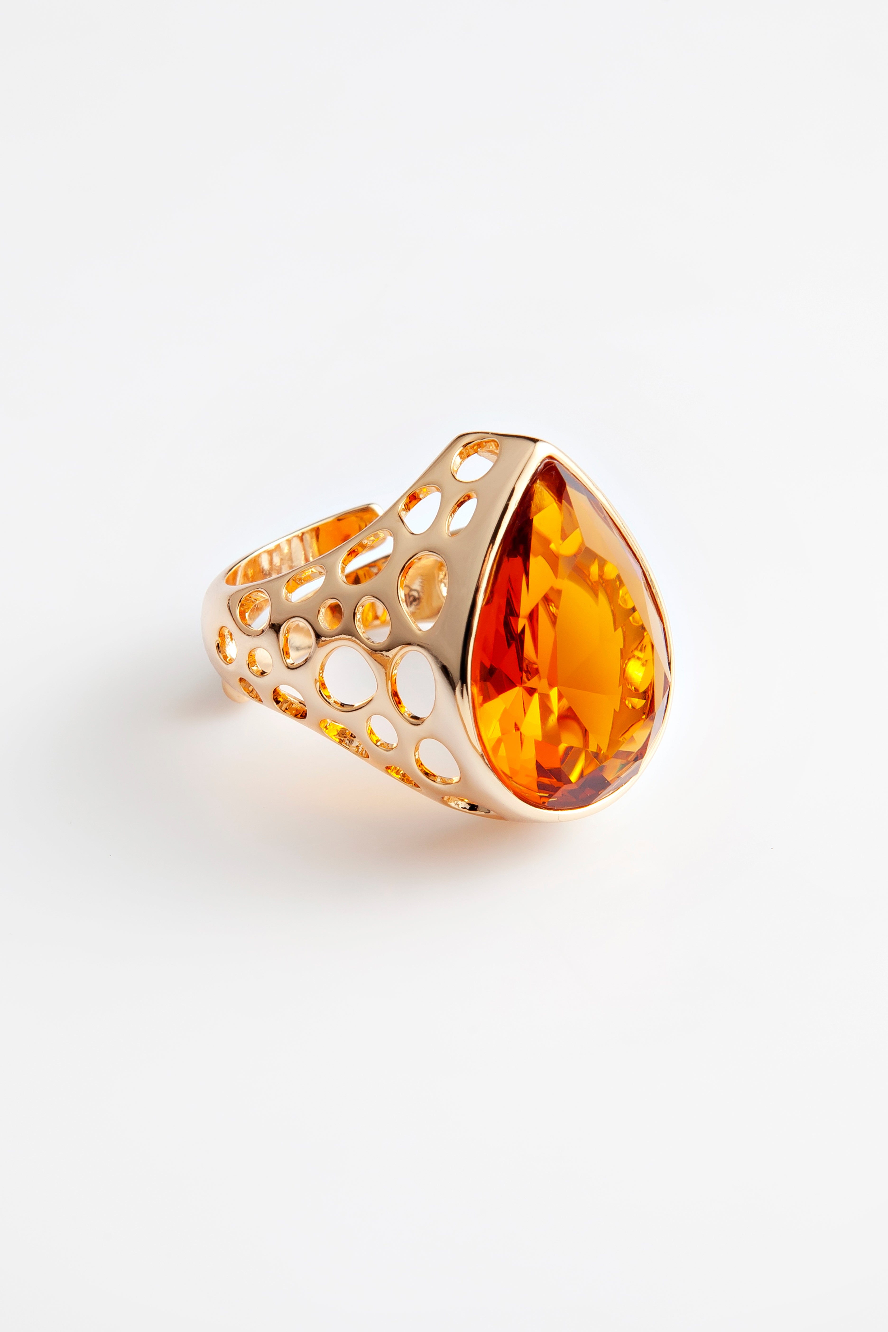 Anel Ajustável Golden Summer