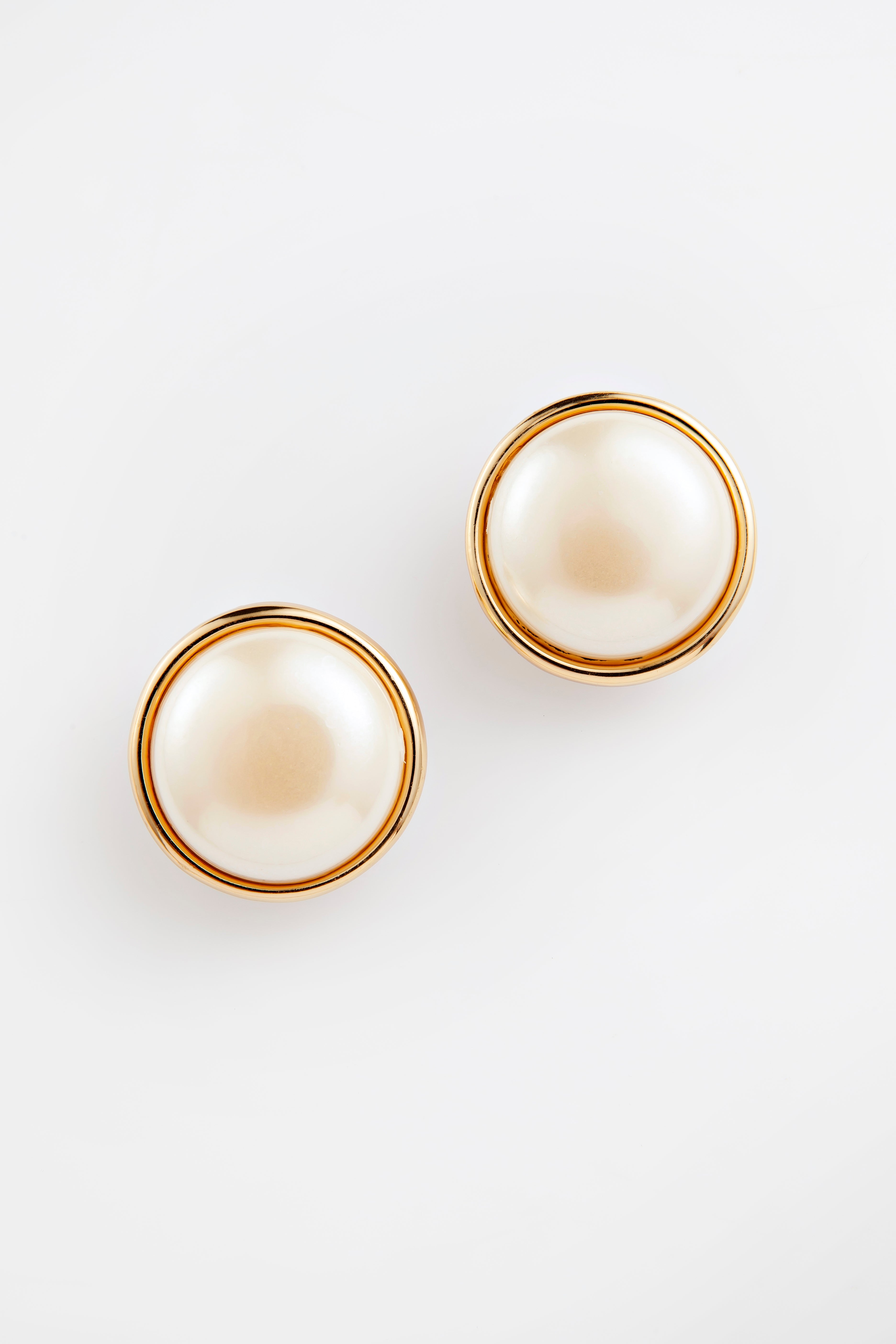Brinco Cabochon Pearl