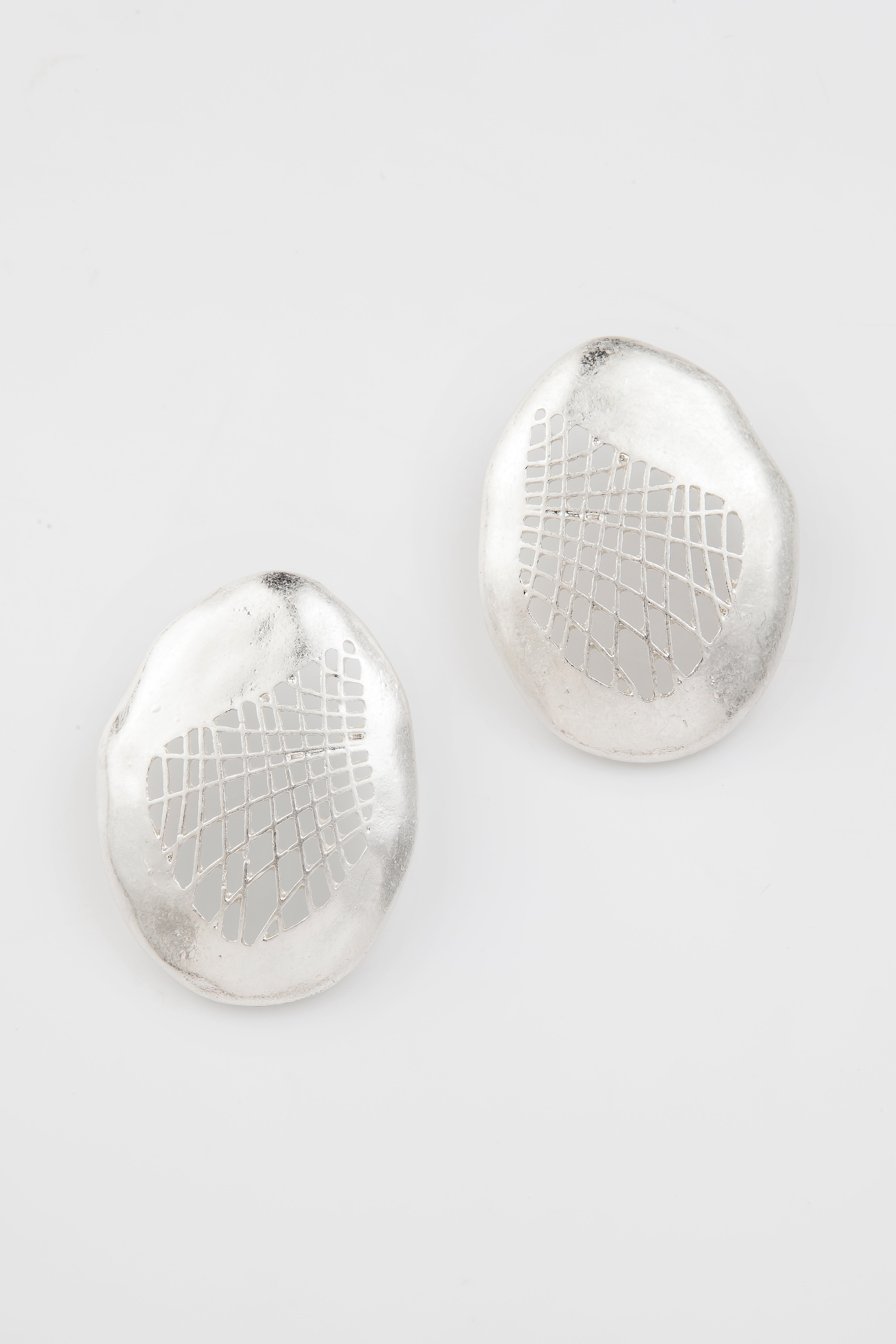 Brinco Oval Crochê