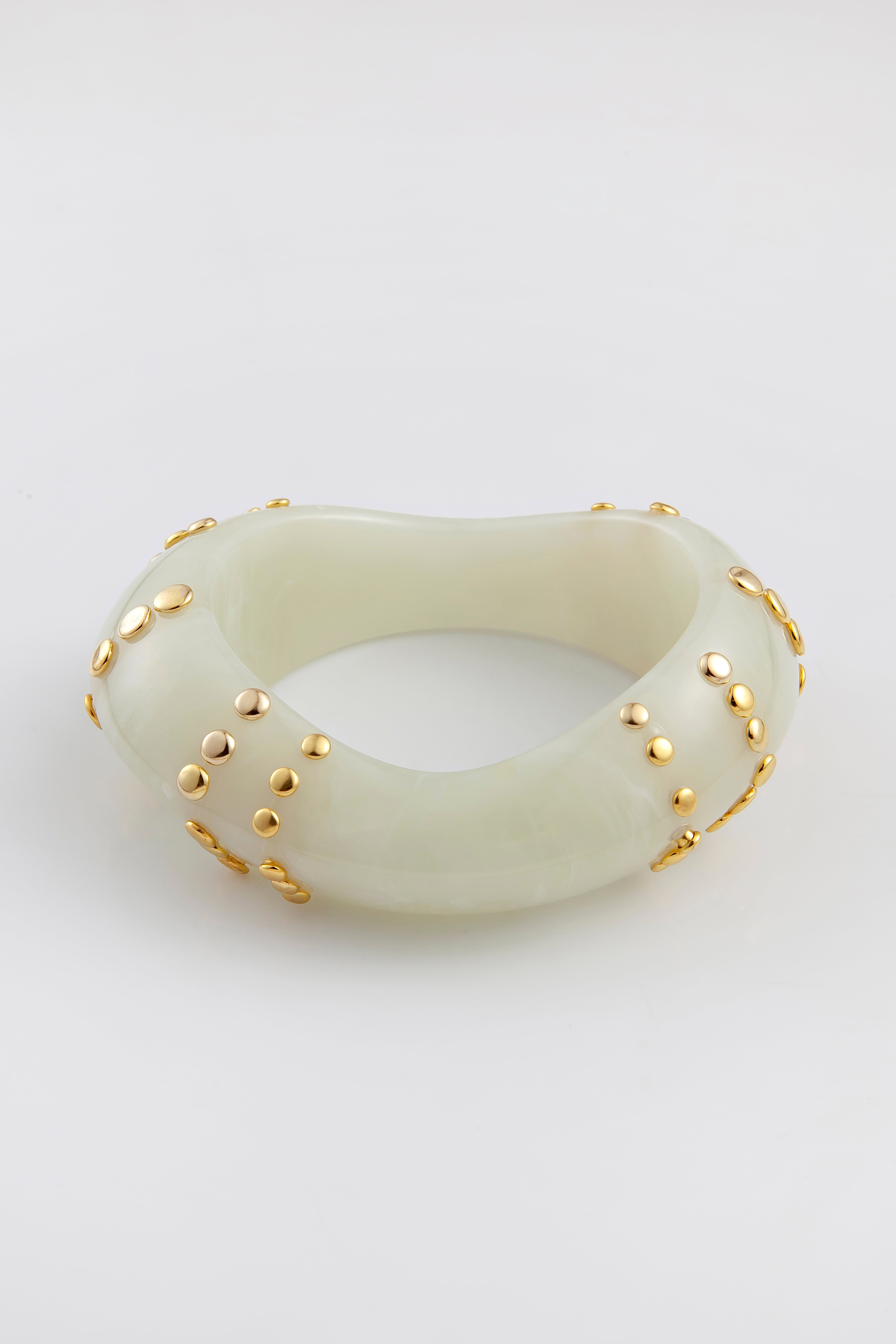 Bracelete Névoa Dourada