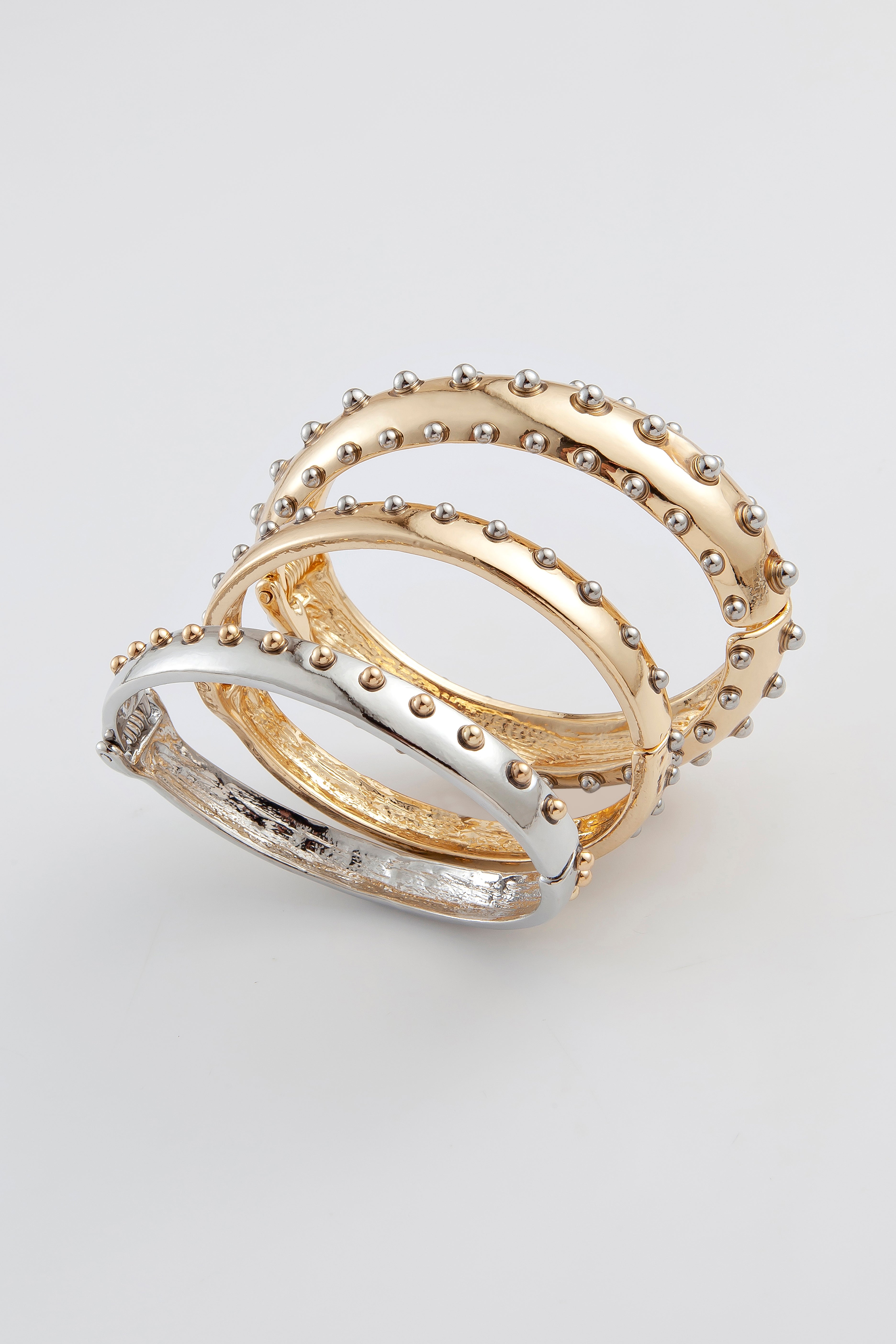 Trio de Braceletes Bubble