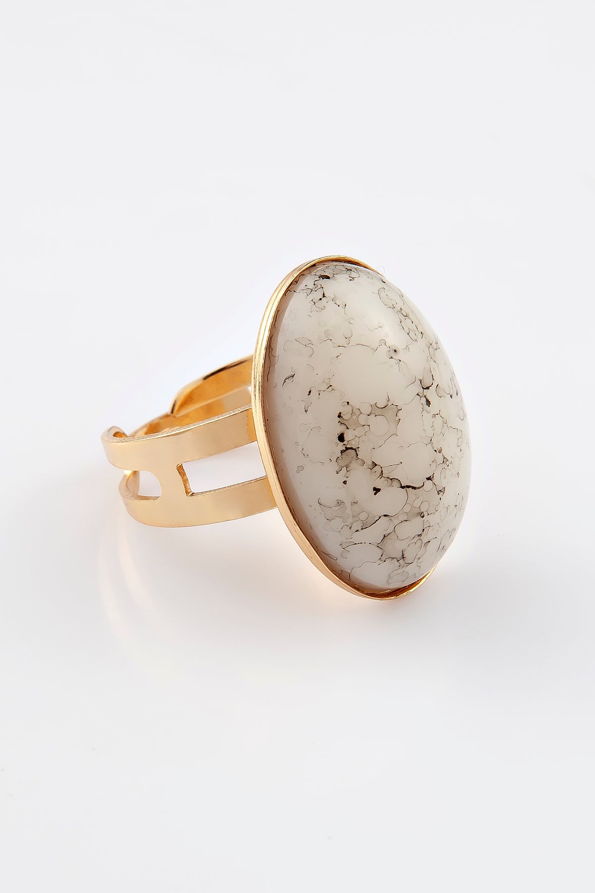 Anel Oval Stone