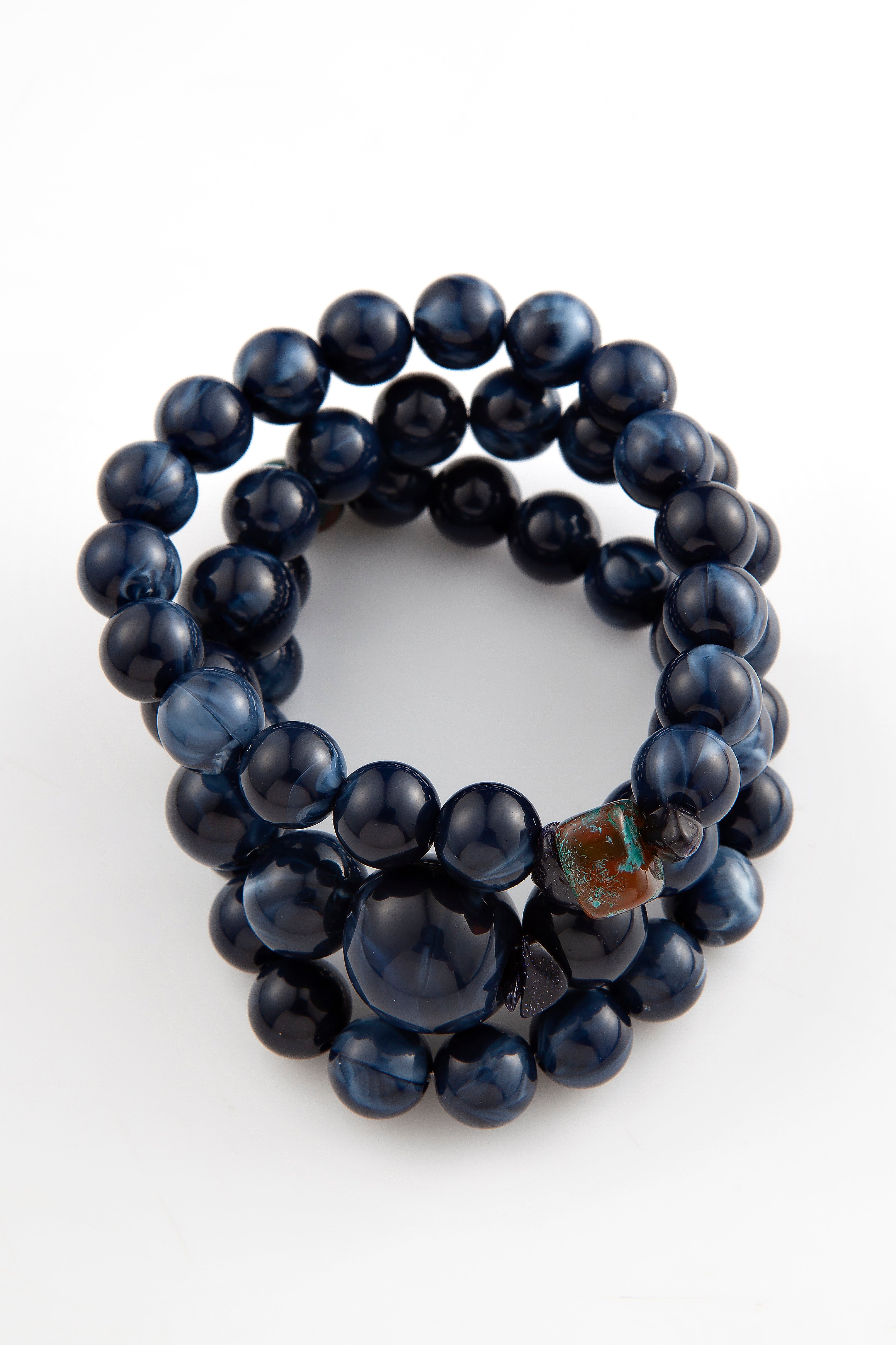GEMM - Pulseira Trio Sodalite - 1
