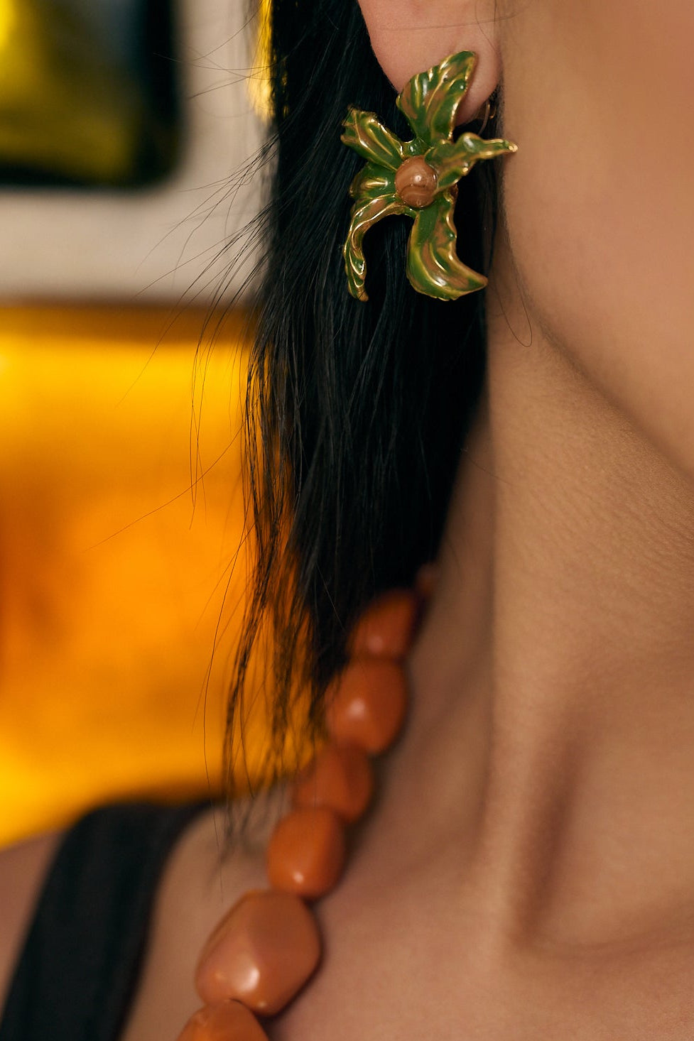 Brinco Orquídea