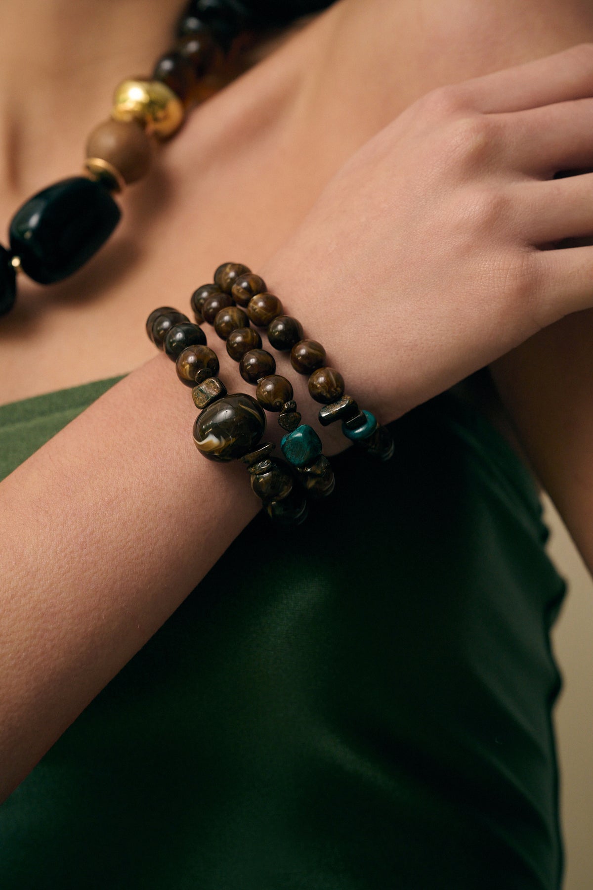 Trio de Pulseiras Sodalite