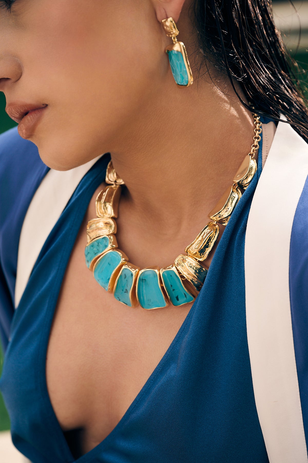Colar Collier Turquoise