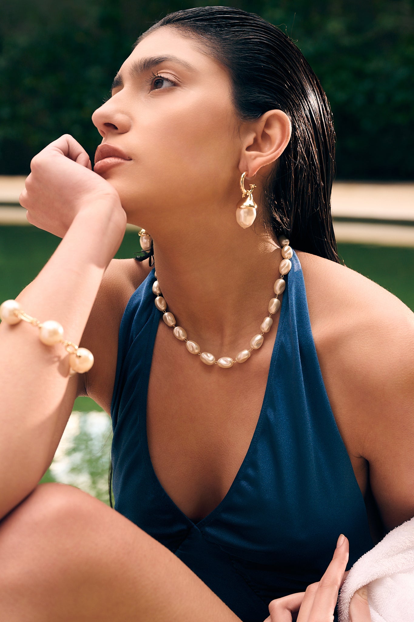 Colar Perles Baroques Leva