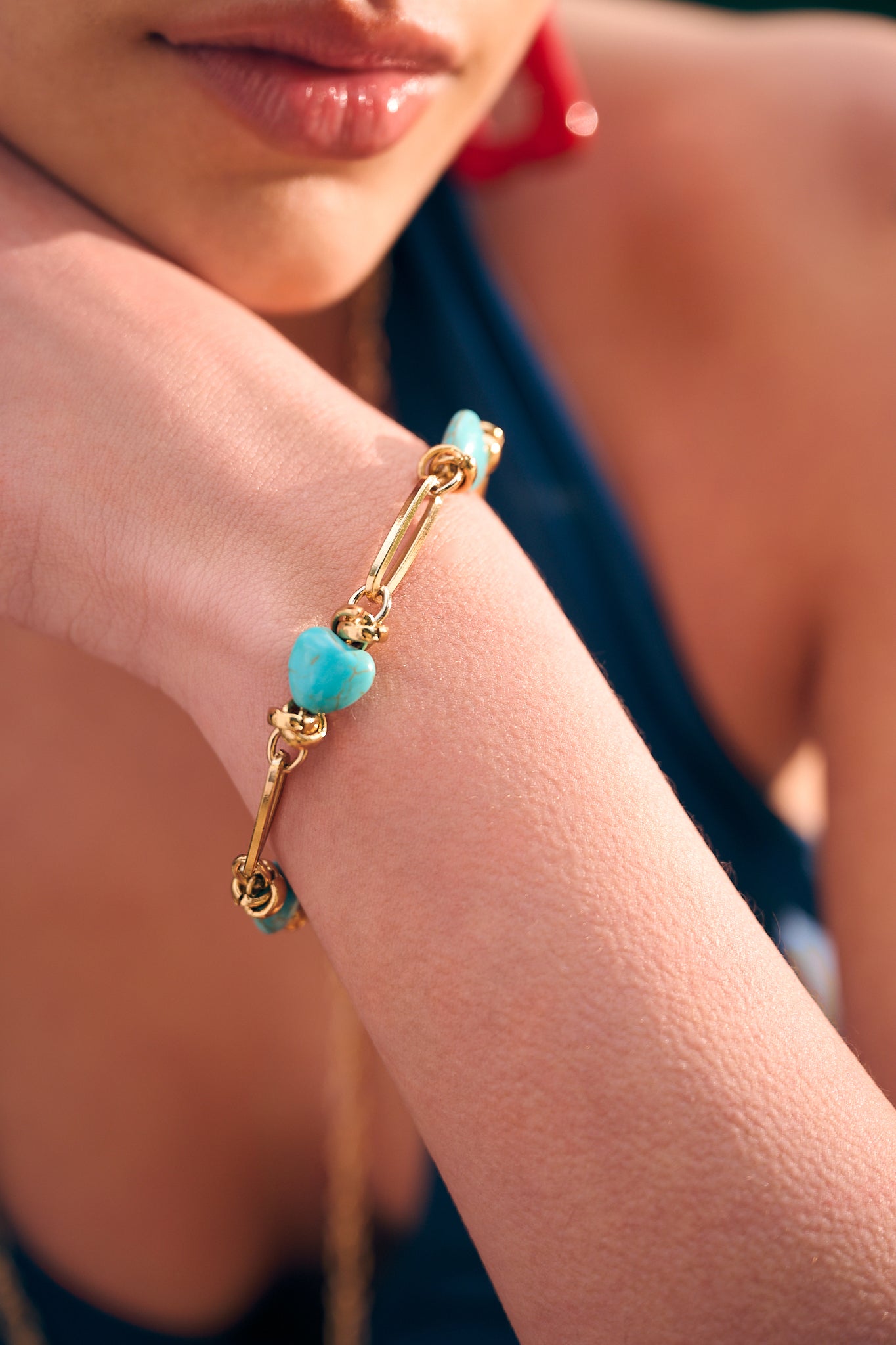 Pulseira Turquoise Links