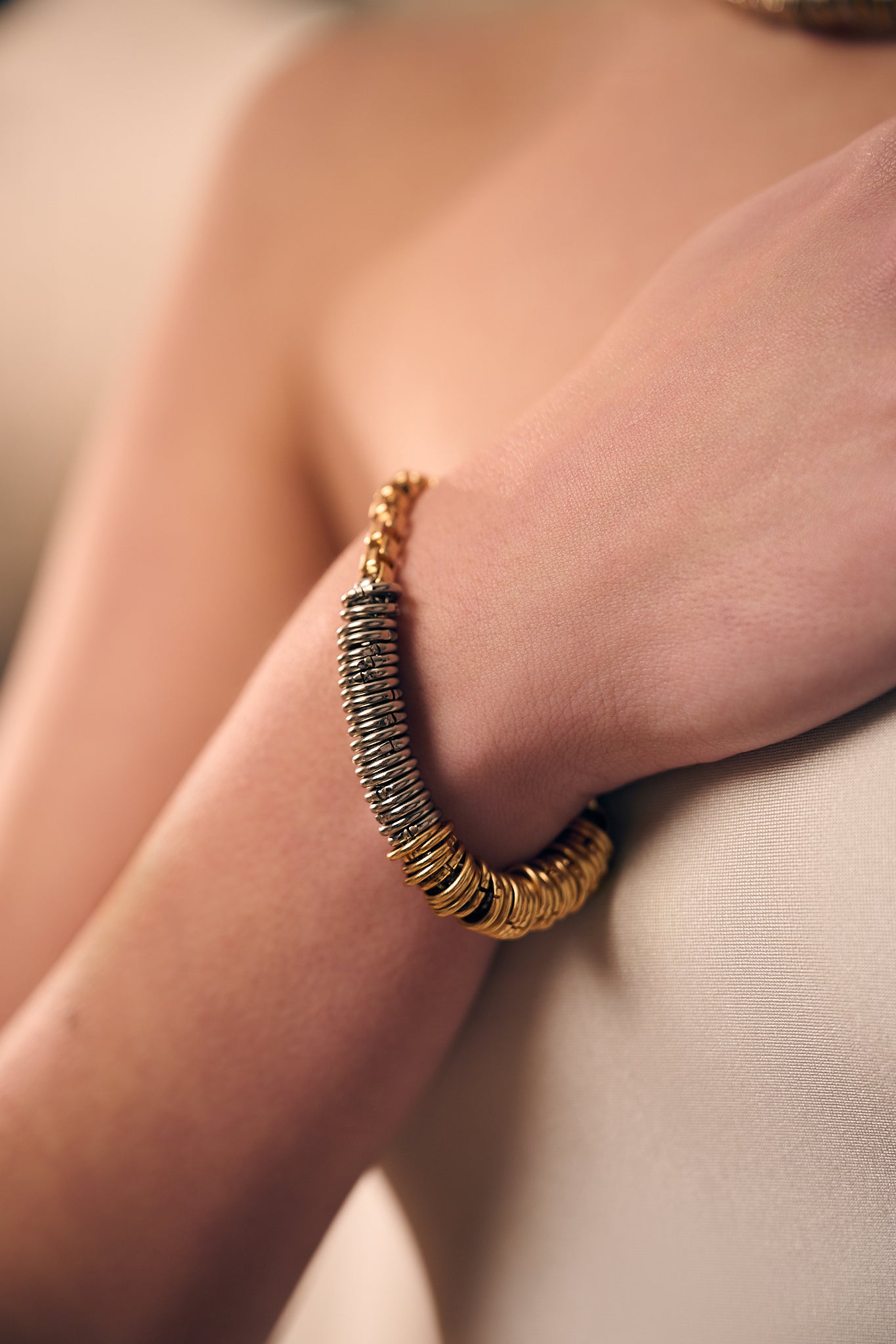 Pulseira Coil Bicolor