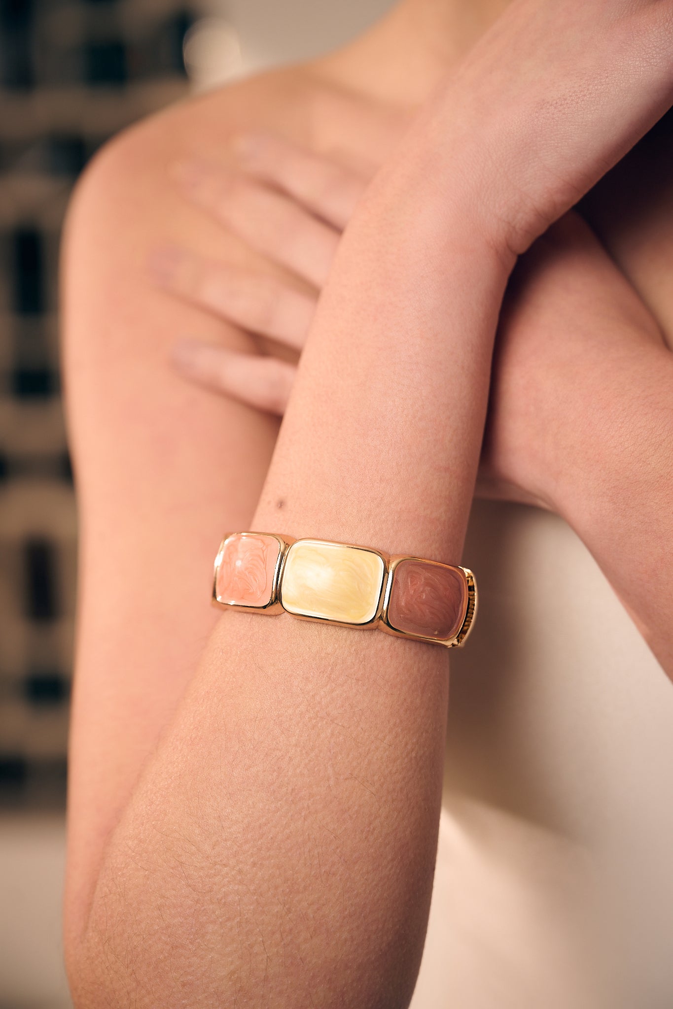 Bracelete Gomos Nude