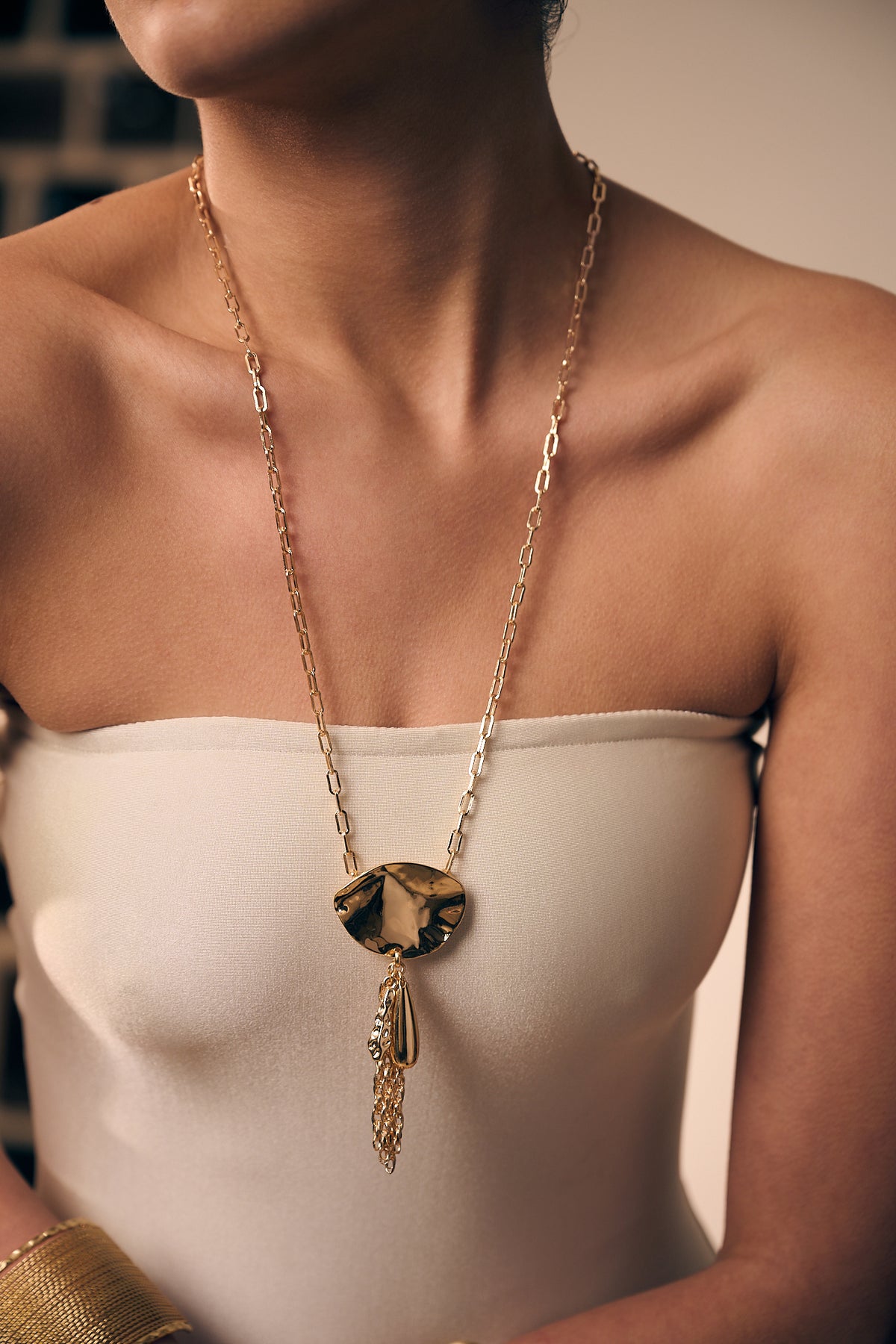 Colar Golden Tassel