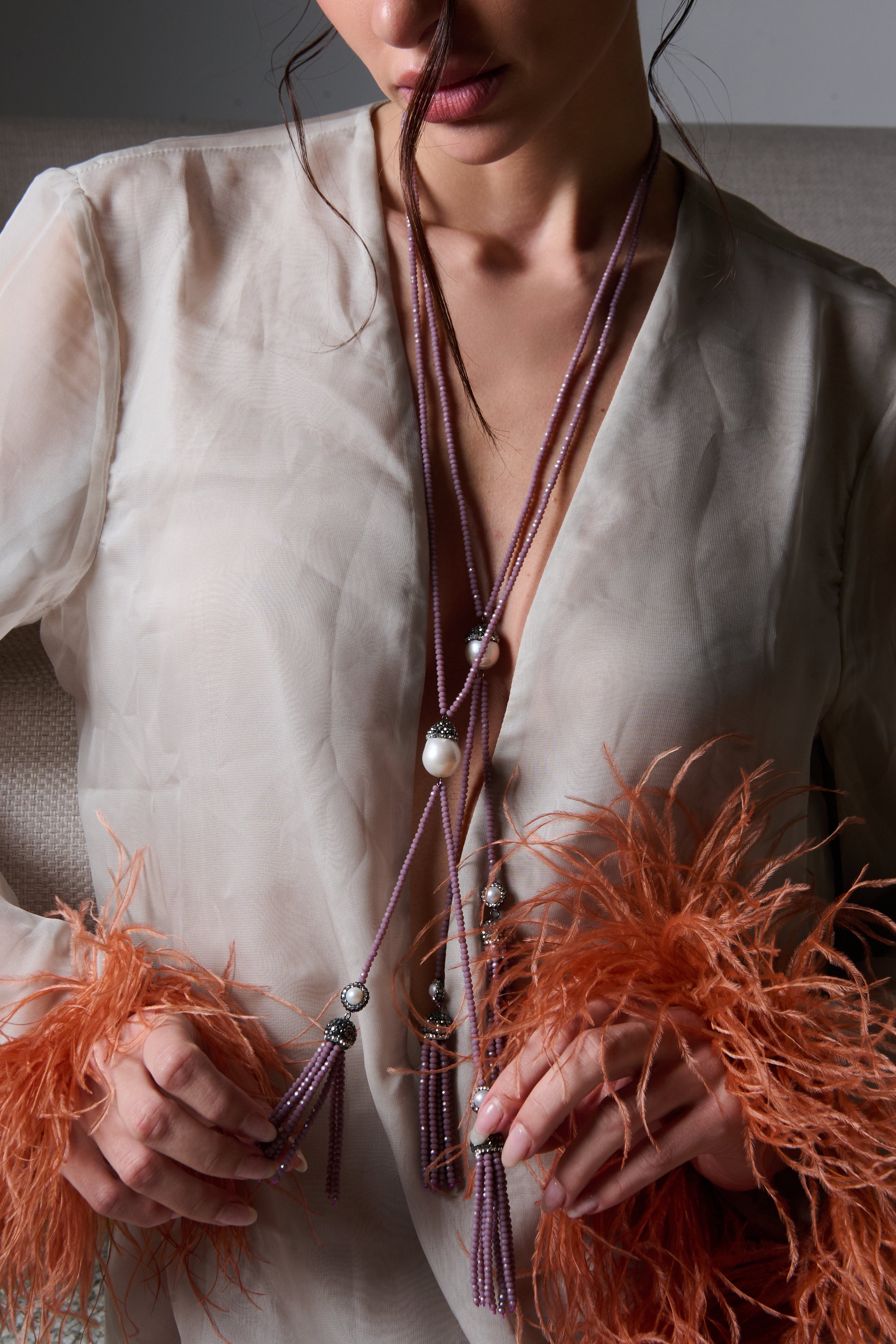 Colar Lilac Tassel