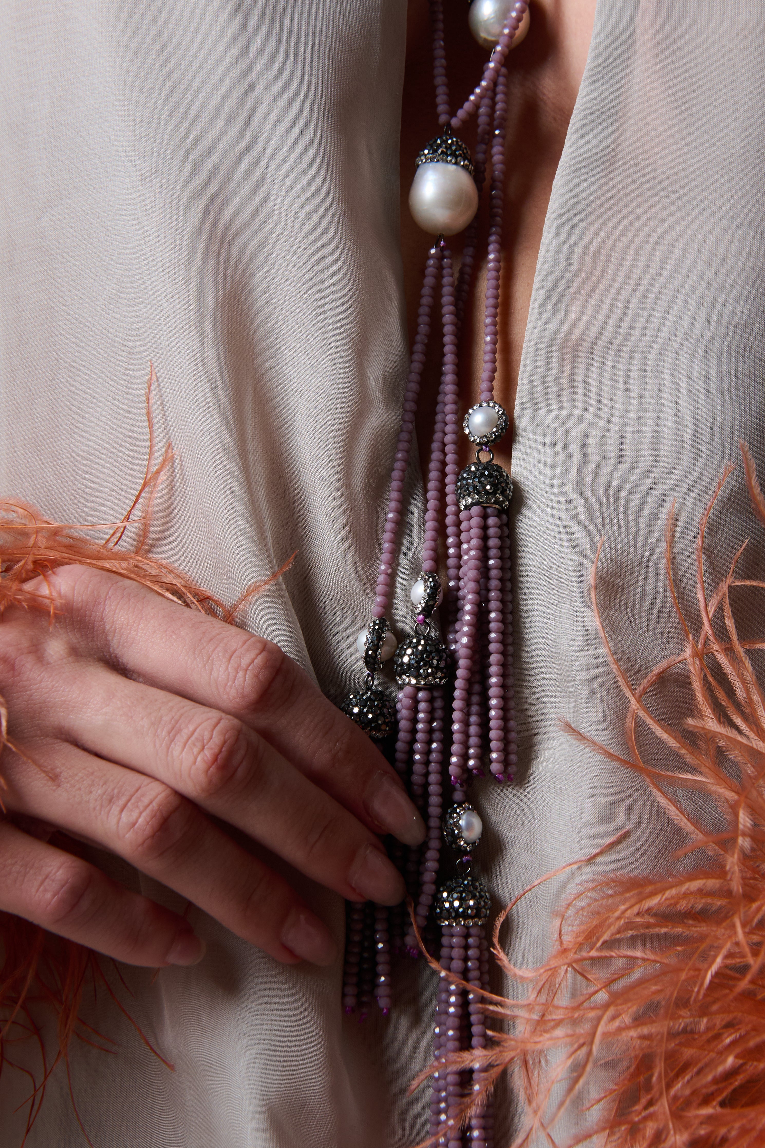 Colar Lilac Tassel