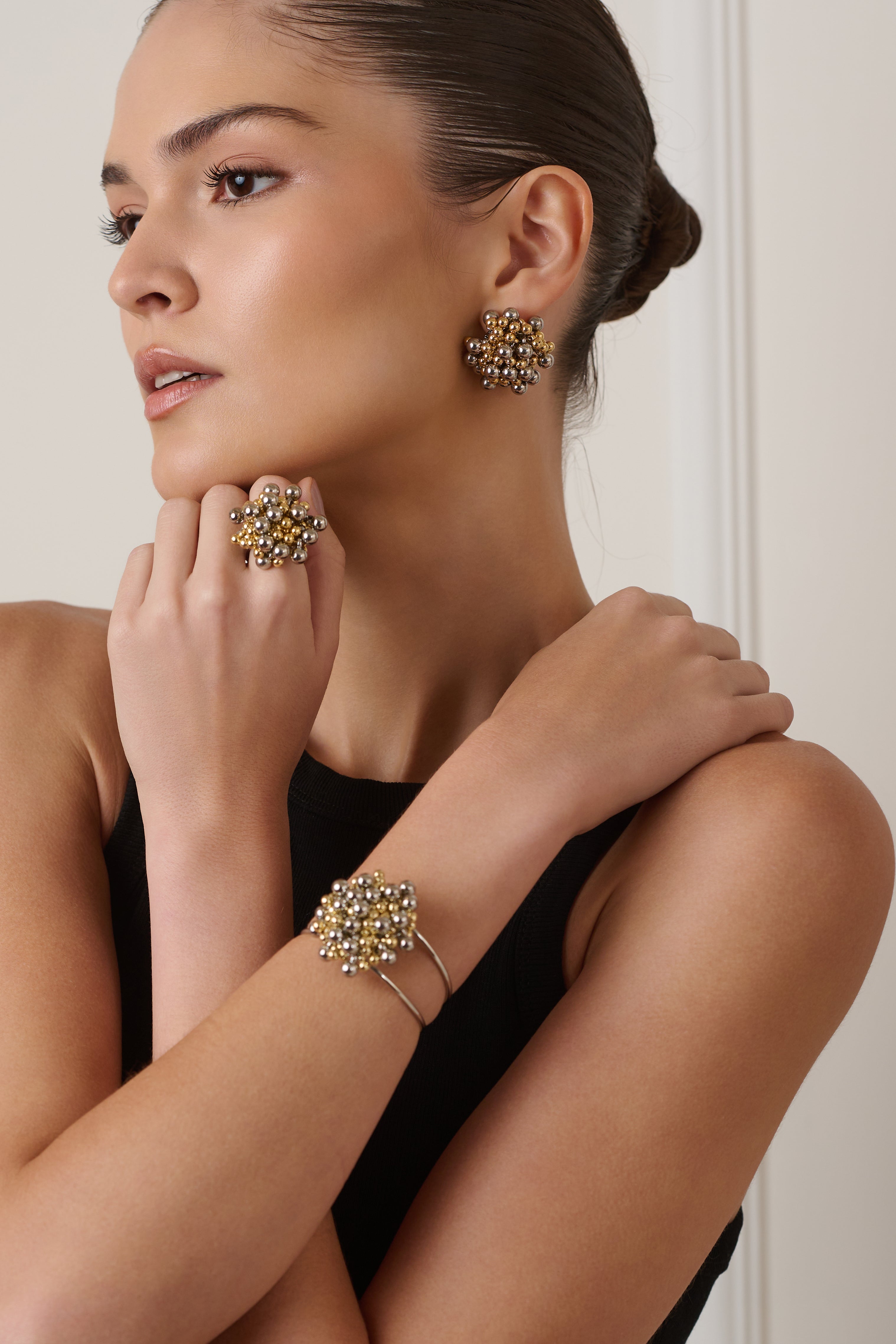 Brinco Bloom Bicolor