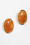 Brinco Amber Oval