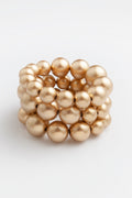 Trio de Pulseira Golden Sphere