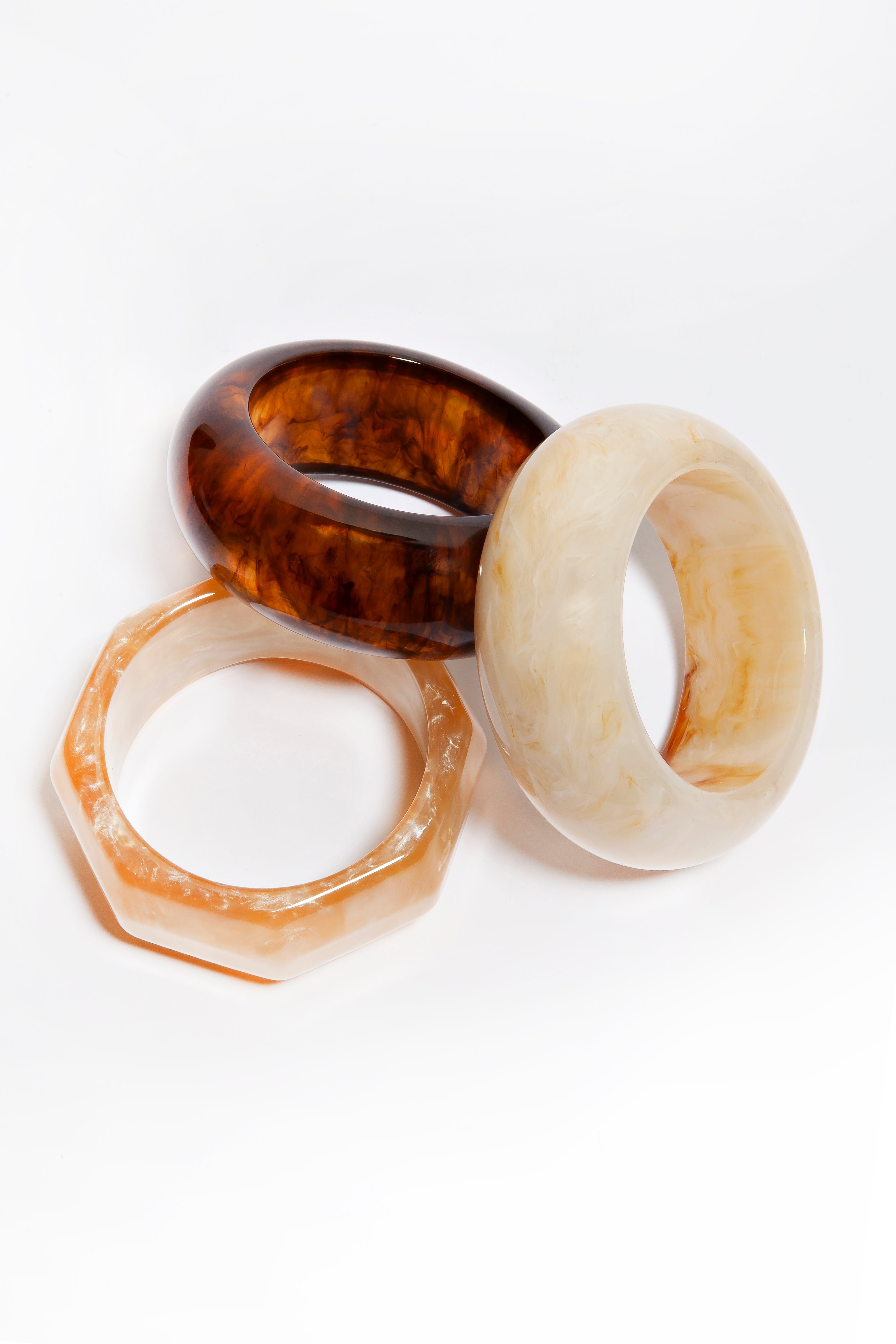 Trio de Pulseiras Savannah de Resina
