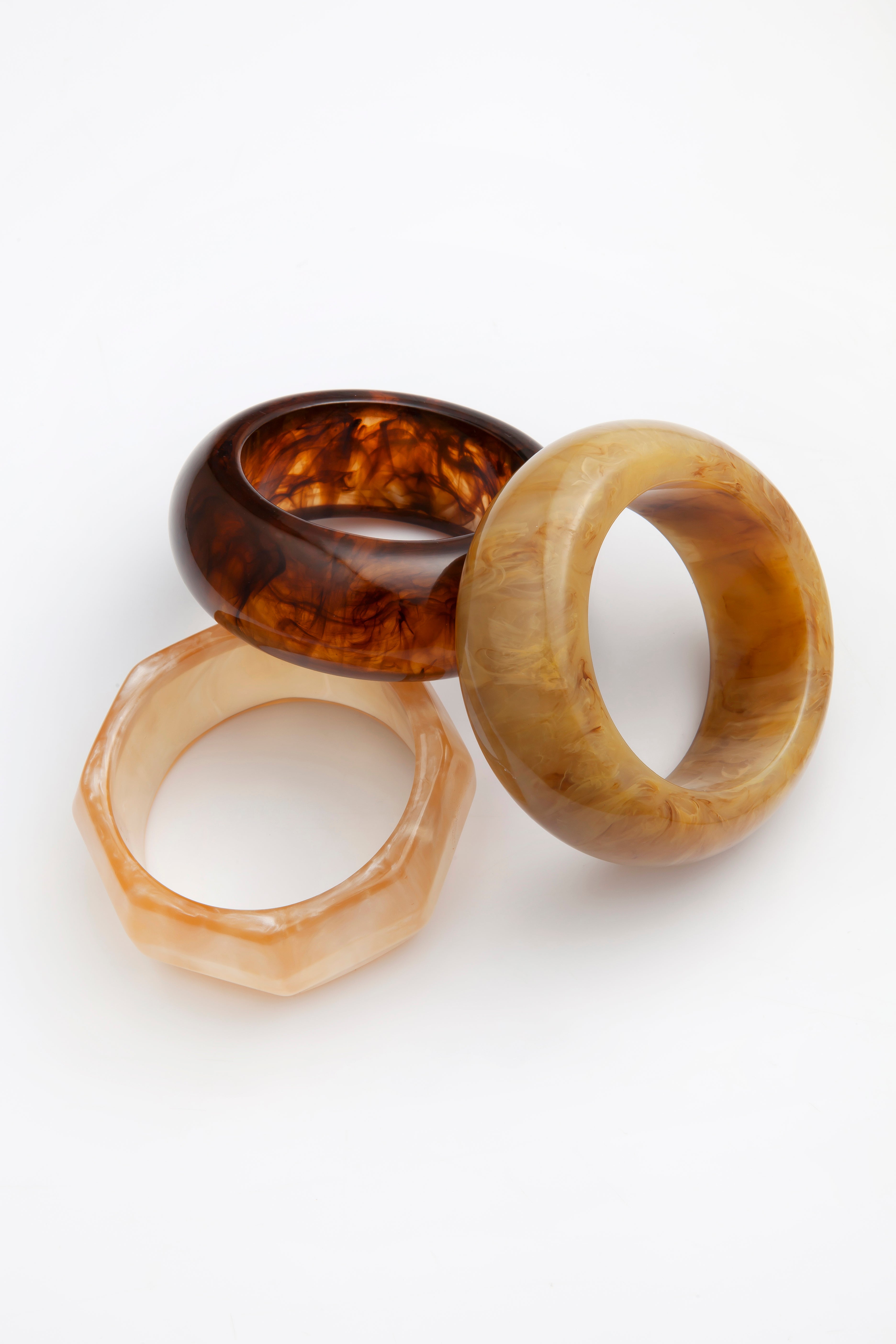 Trio de Pulseiras Savannah de Resina