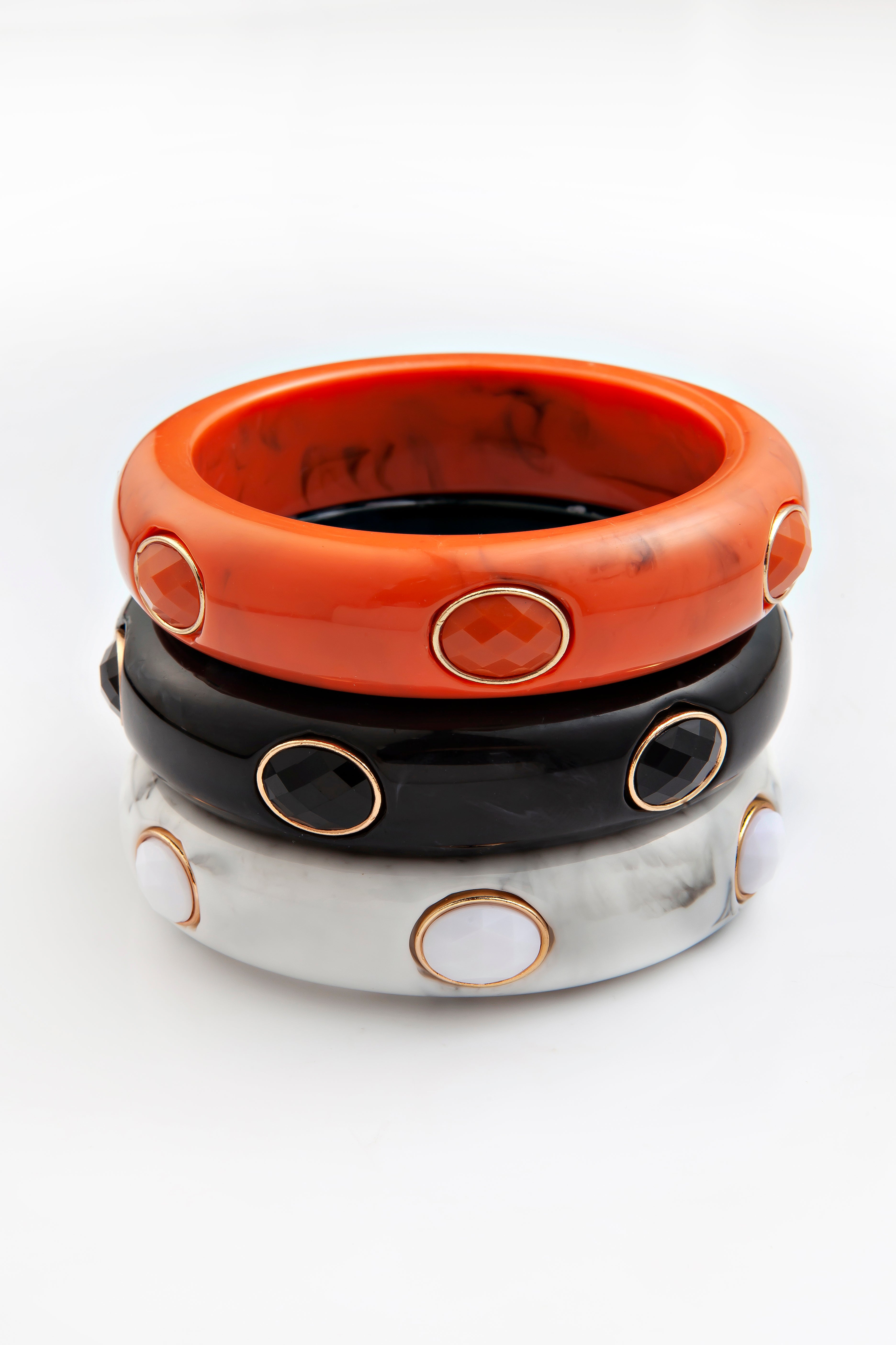 Trio de Pulseiras Ginga Preto