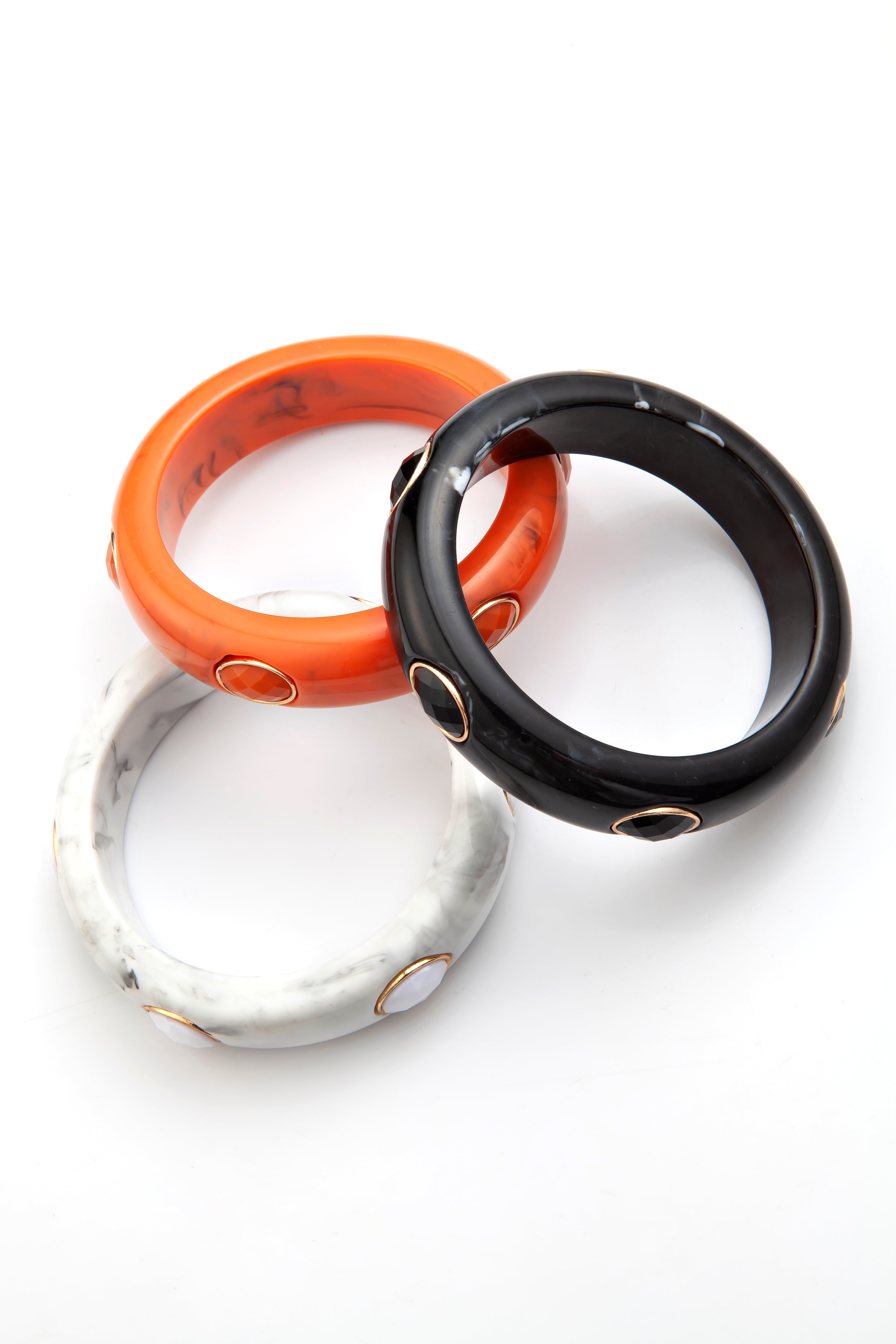 Trio de Pulseiras Ginga Preto