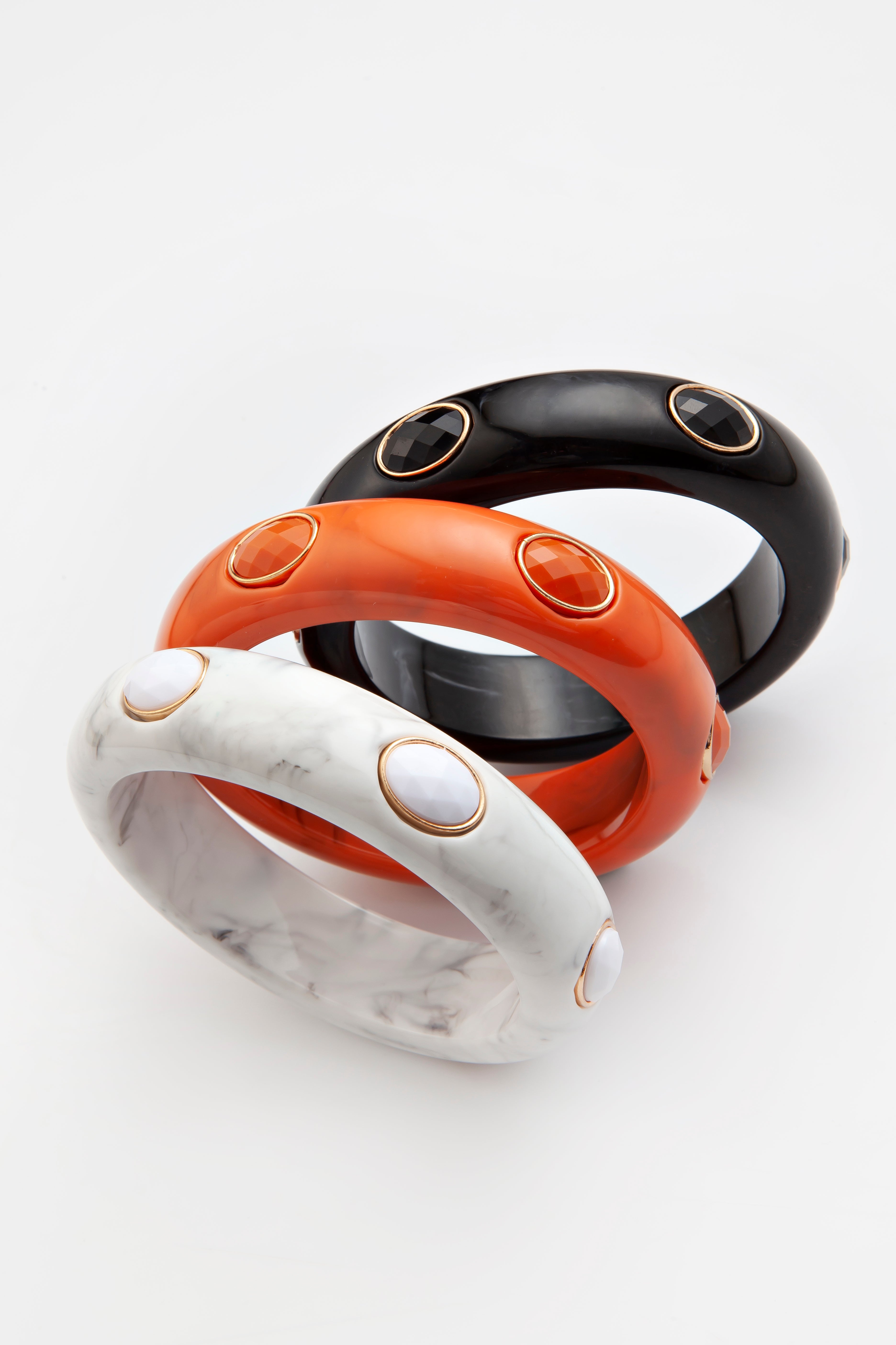 Trio de Pulseiras Ginga Preto