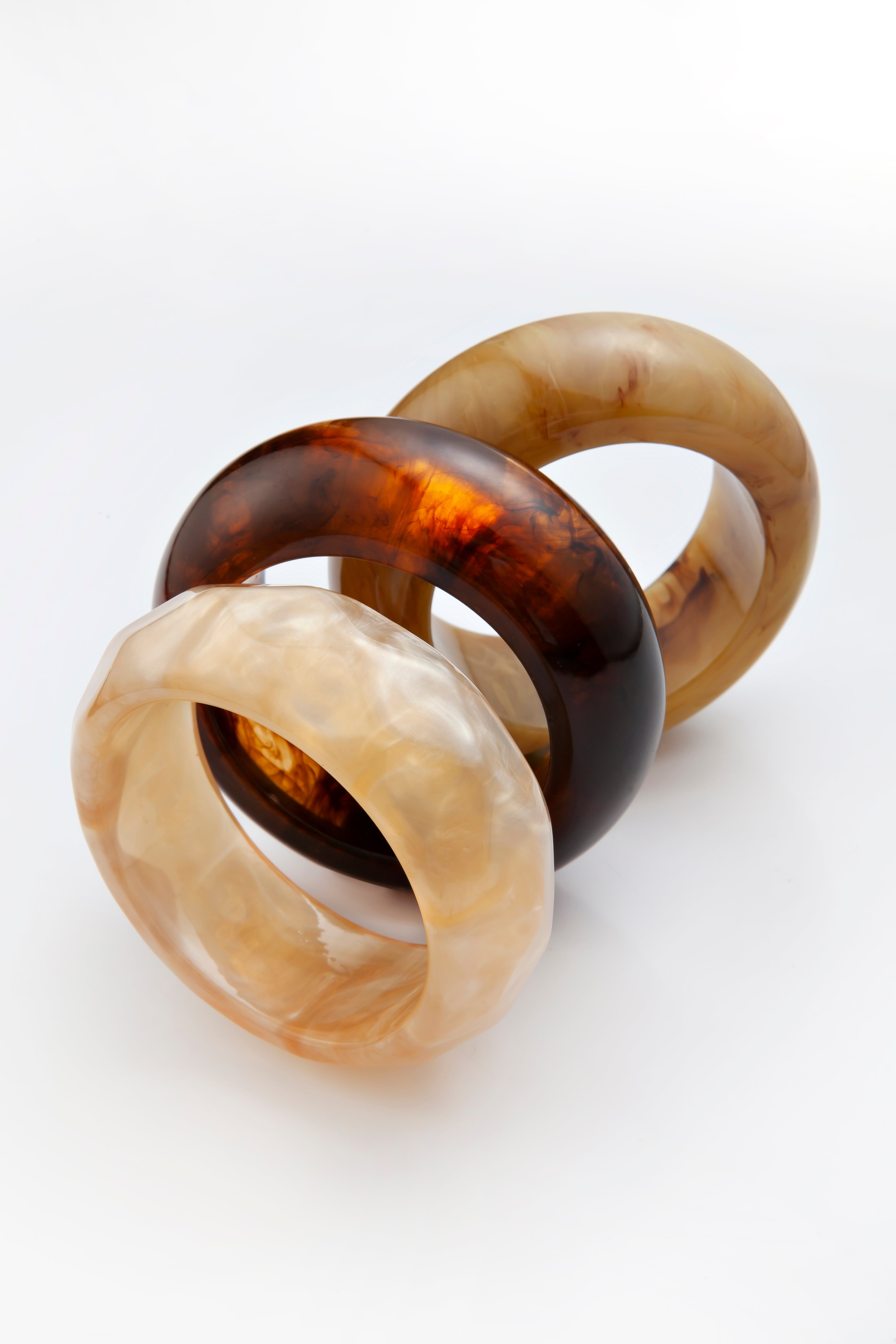 Trio de Pulseiras Savannah de Resina