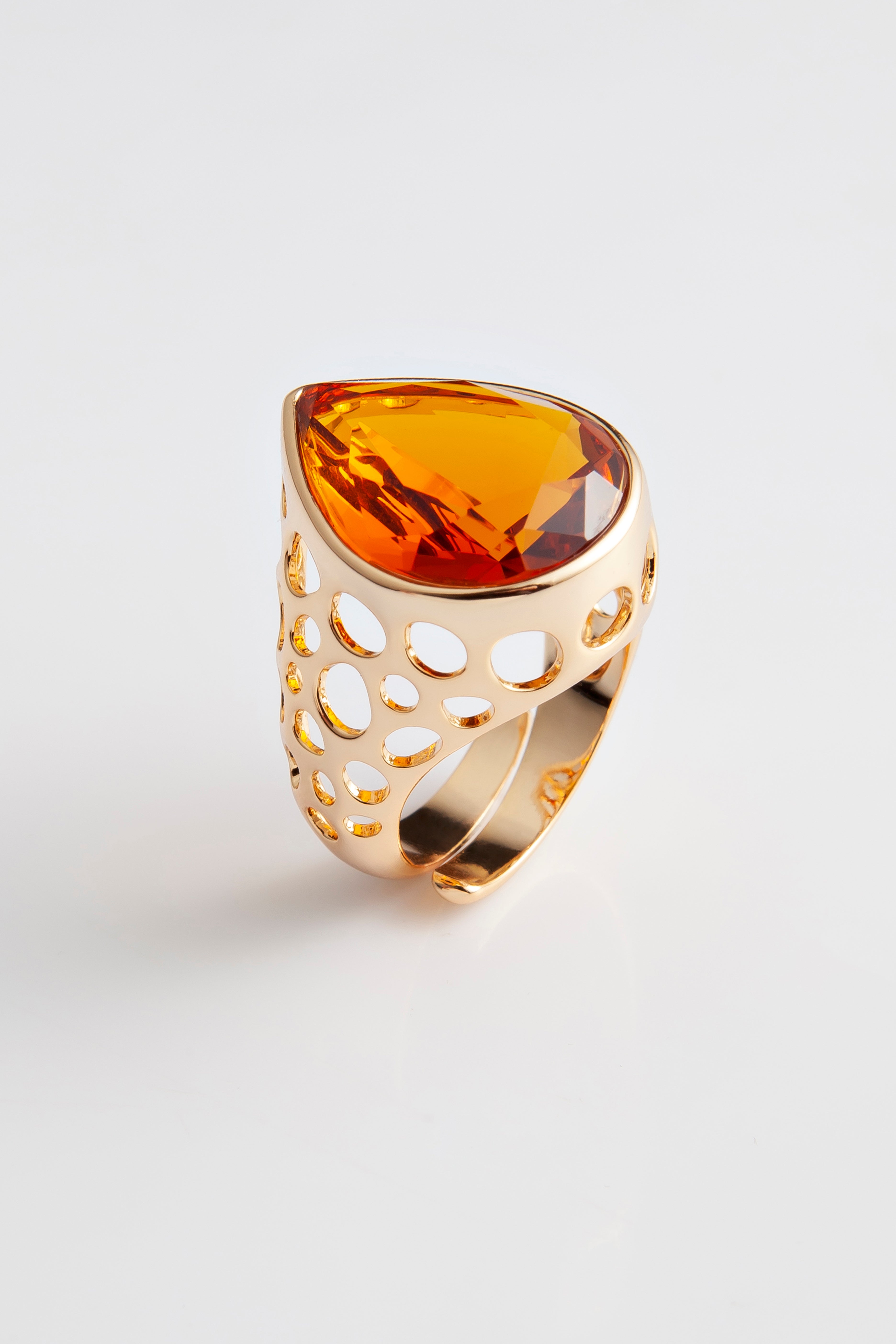 Anel Ajustável Golden Summer