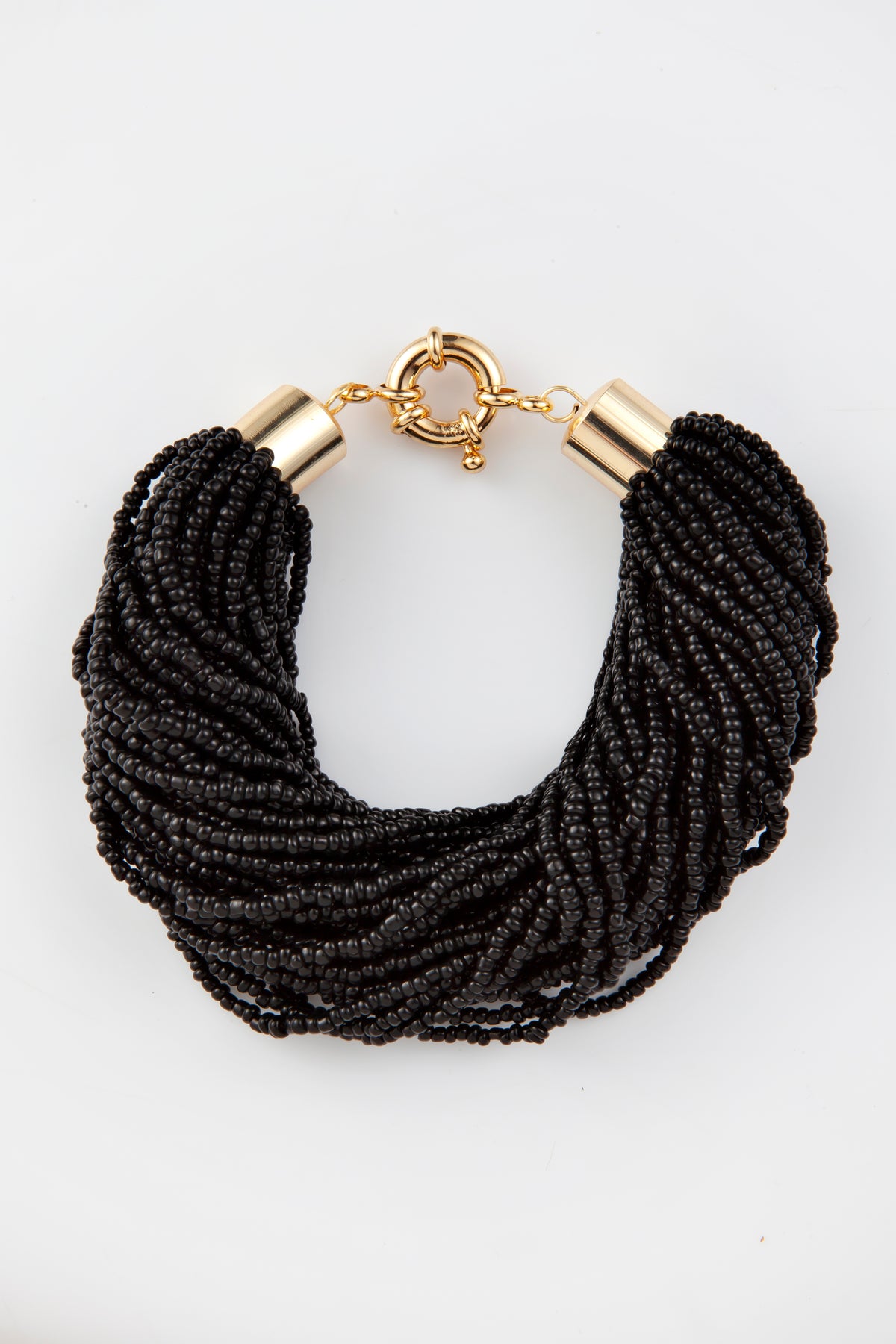 Pulseira Black Beads