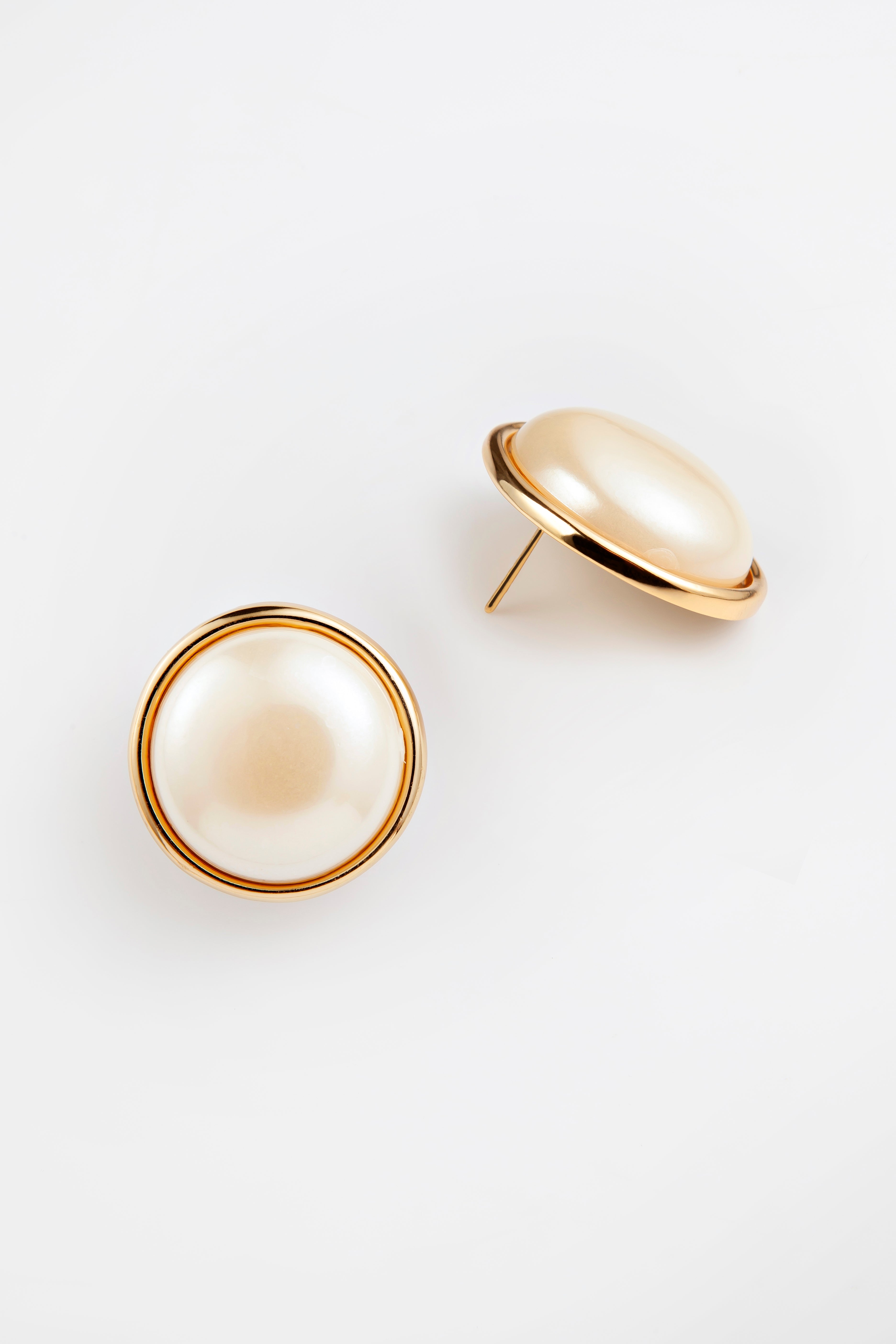 Brinco Cabochon Pearl