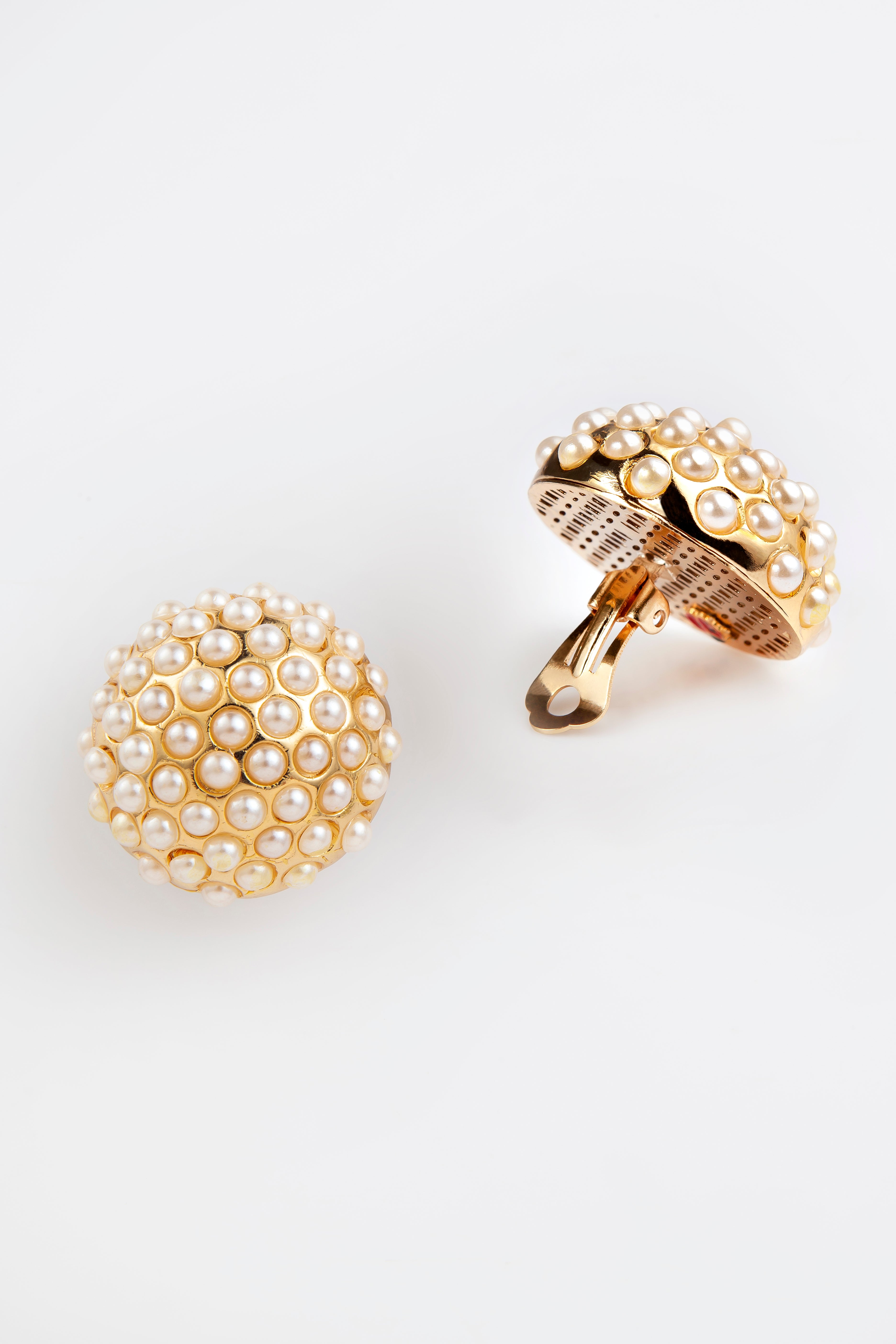 Brinco de Pressão Pearl Bubble Pavé