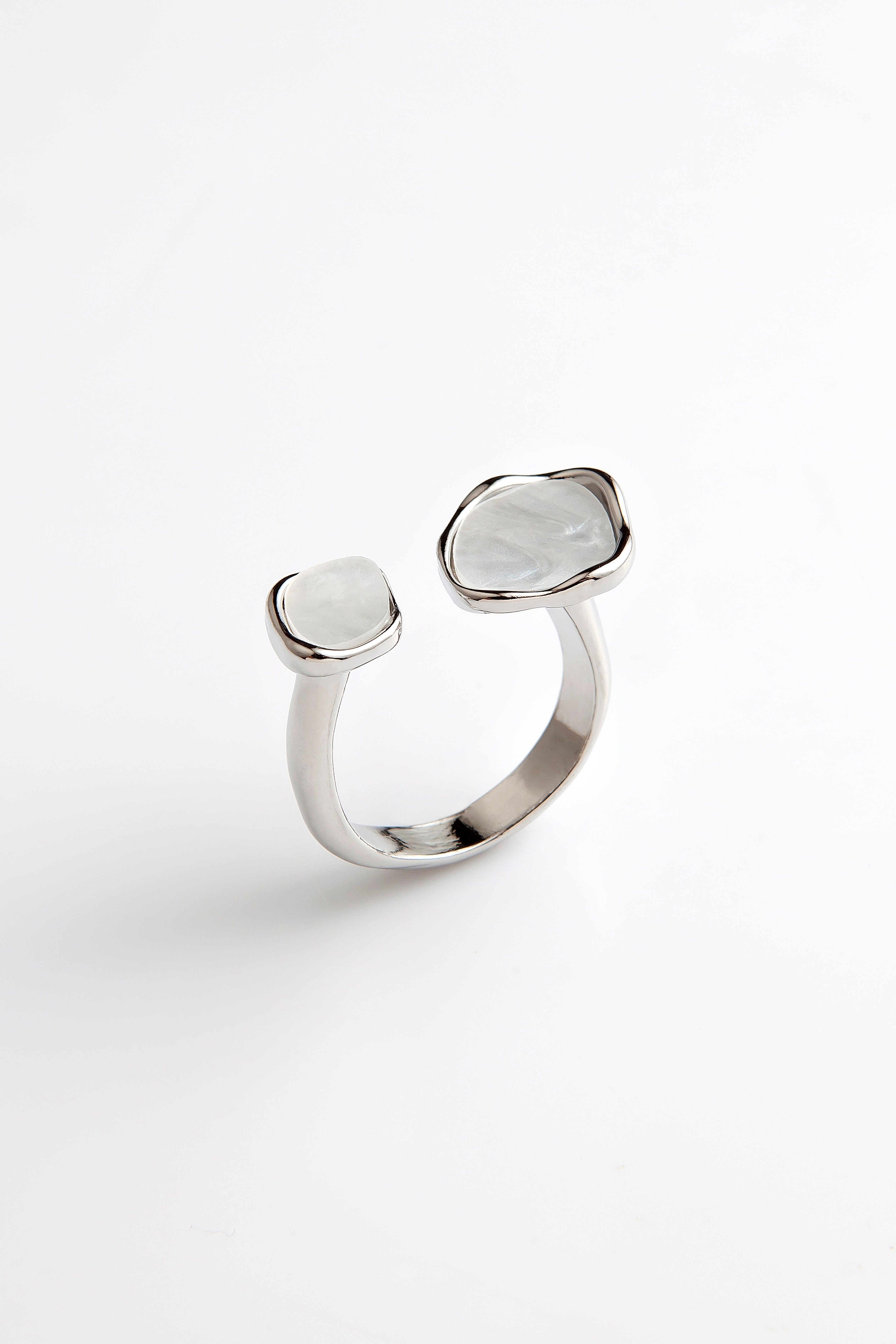 Anel Twin Pearl