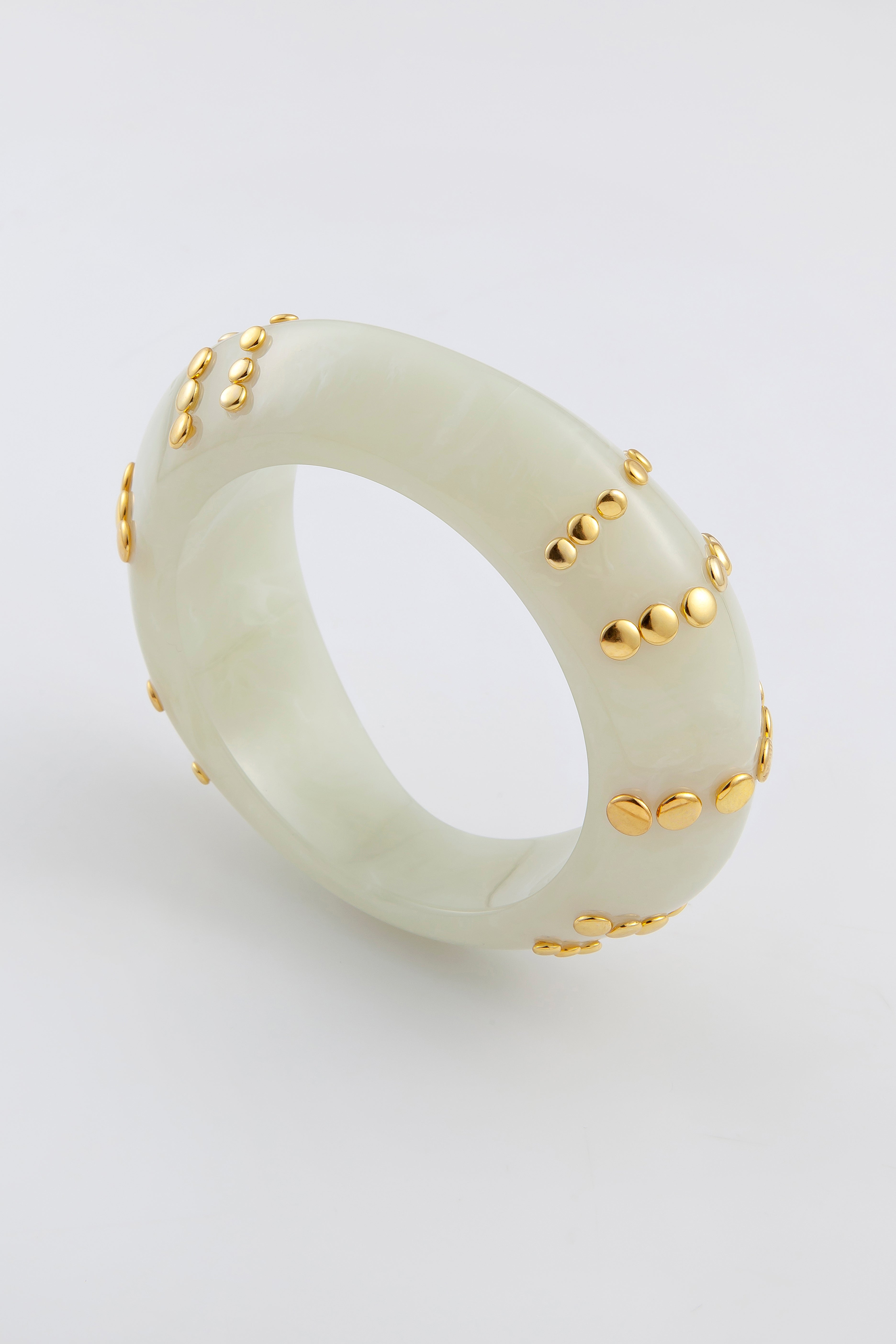 Bracelete Névoa Dourada