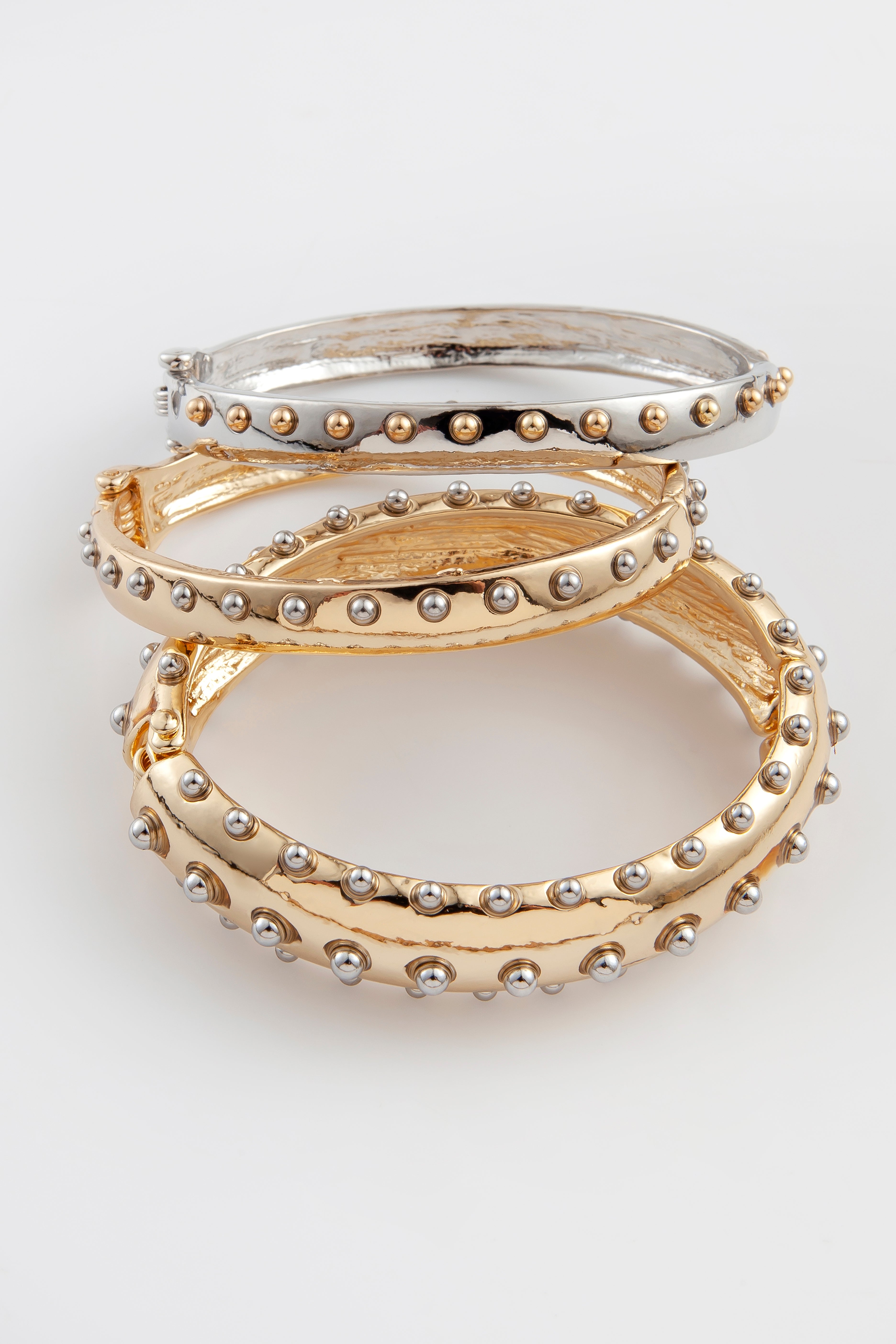 Trio de Braceletes Bubble