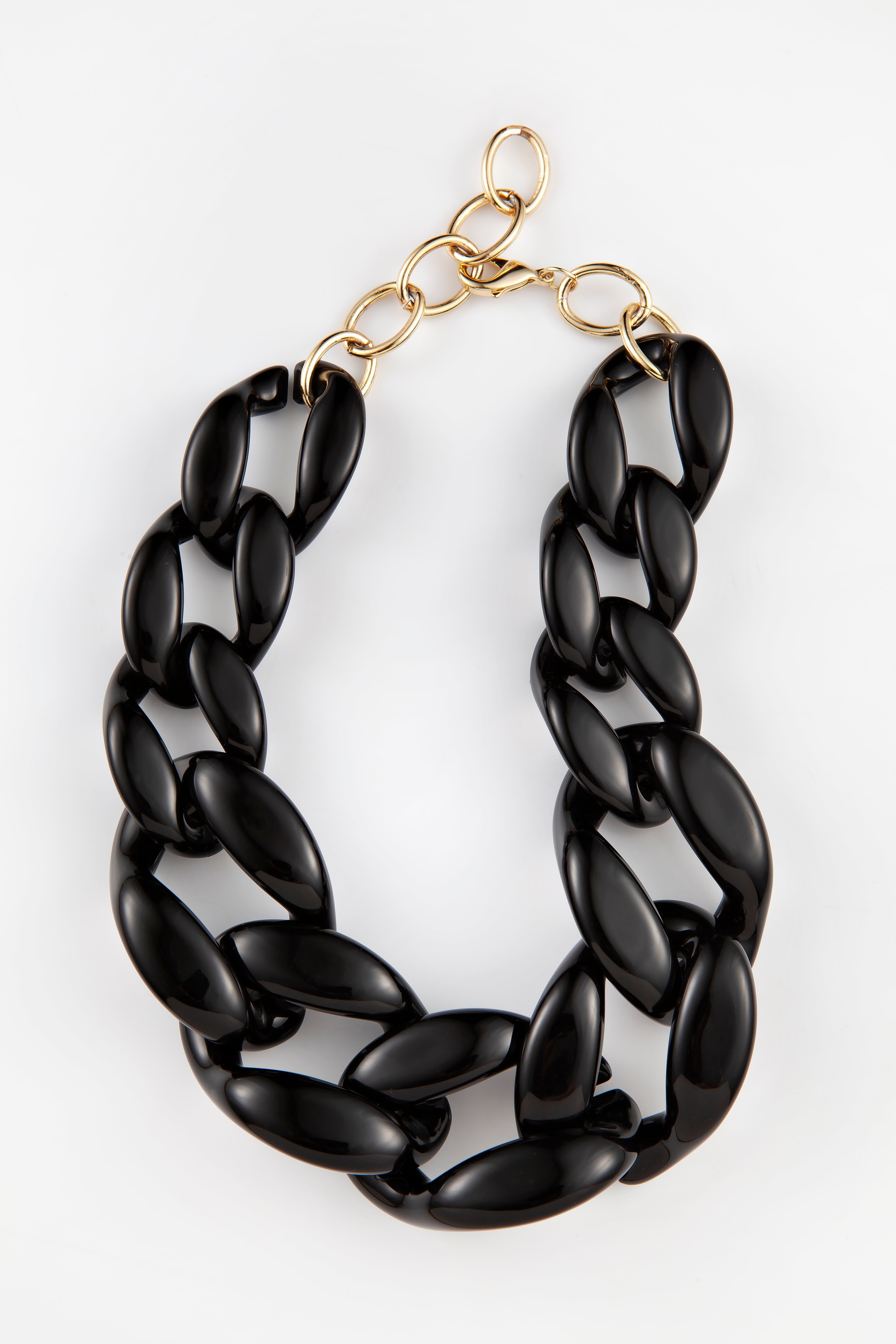 Colar Double Noir