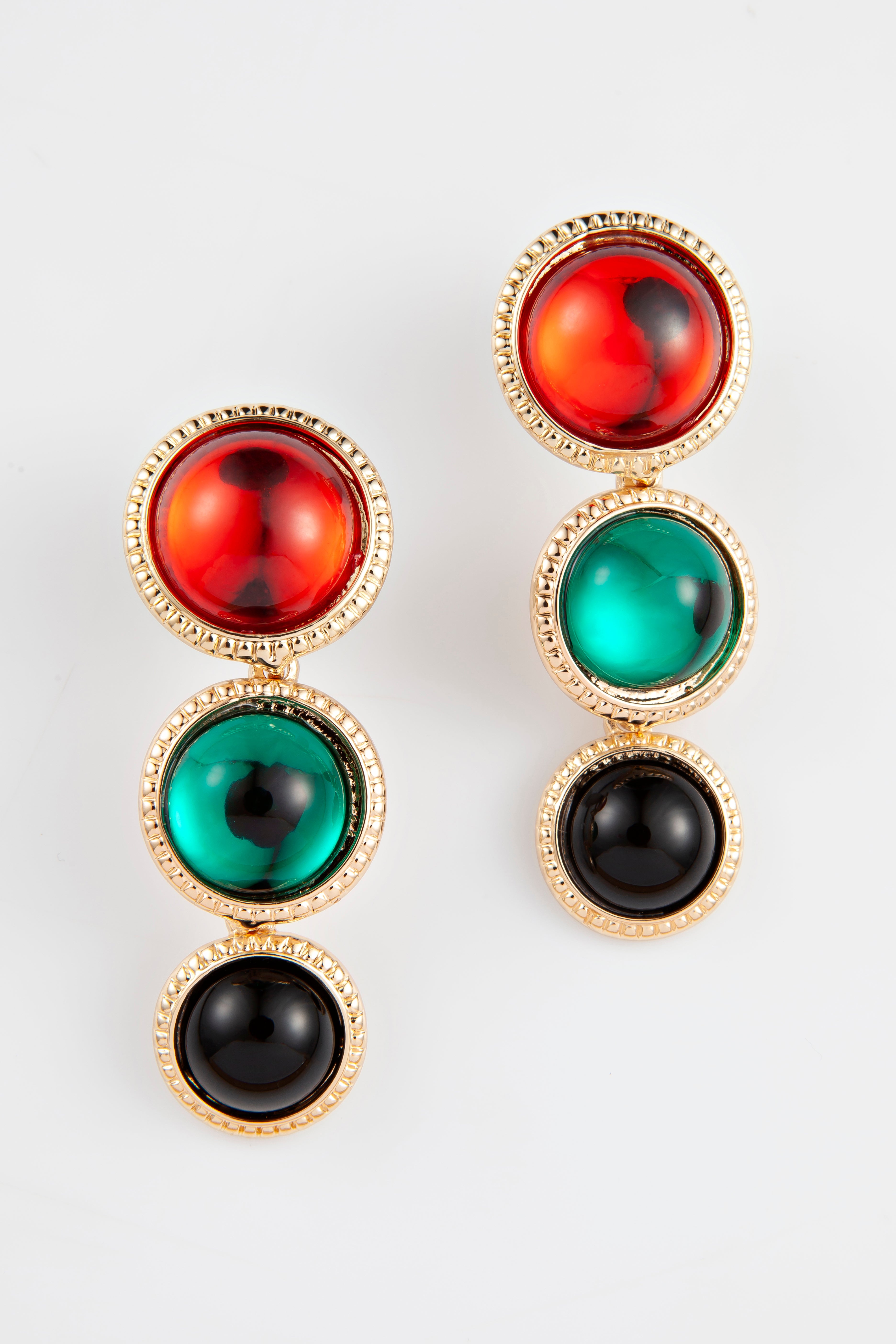 Brinco Riviera Cabochon