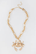 Colar Gold Crab