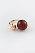 Anel Duo Sphere